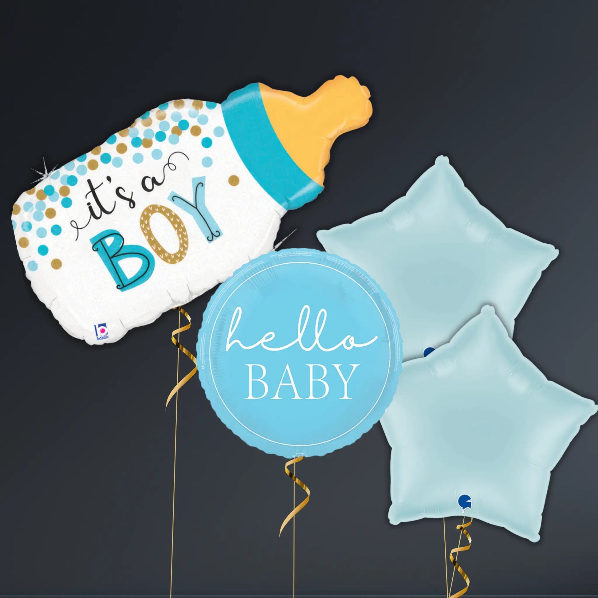 It’s a Boy Balloon Package – Hello Baby Blue Themed Set