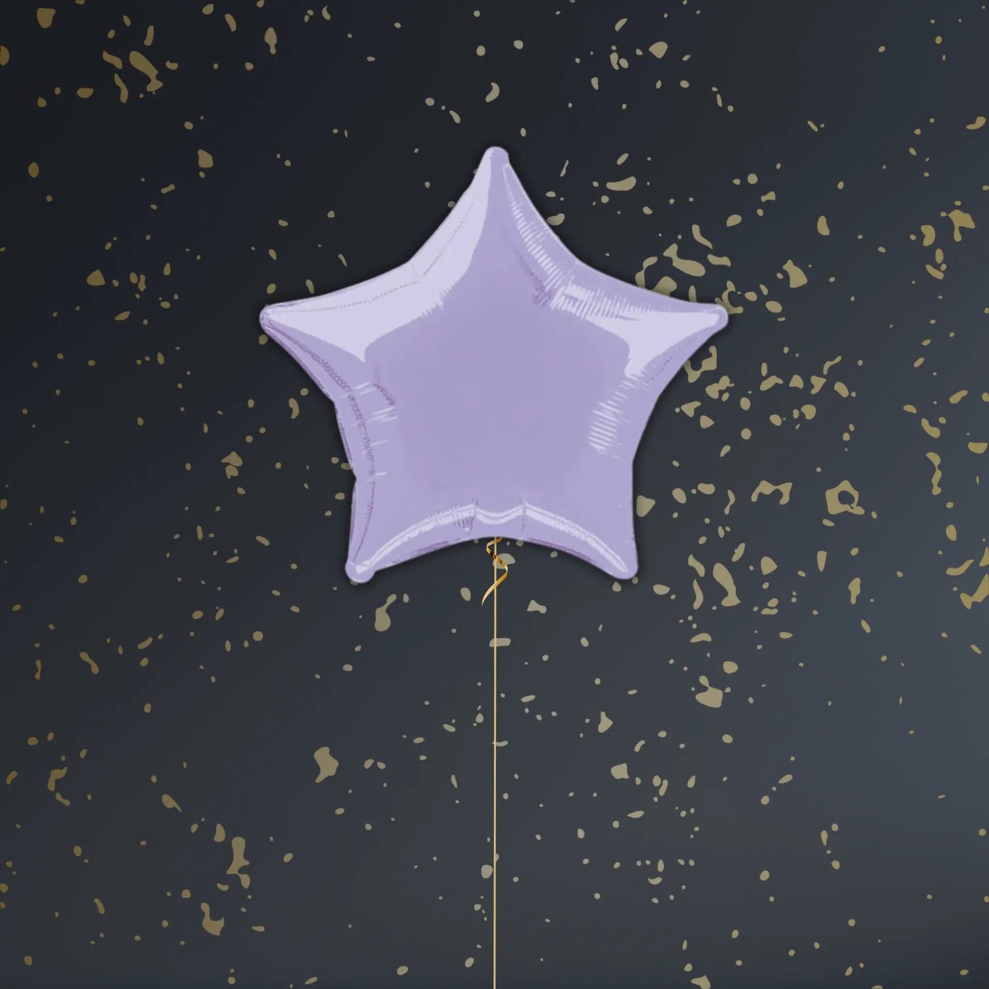 Lavender Star Balloon Package - Helium Filled