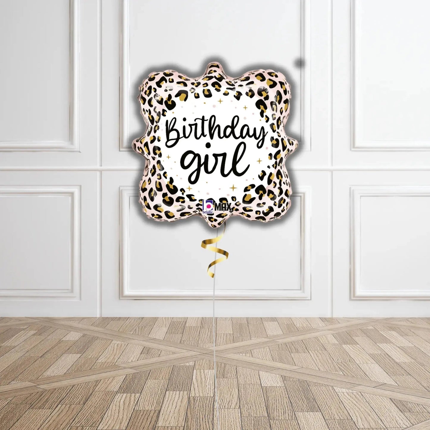 Leopard Print "Birthday Girl" Balloon Bouquet - Eco - Friendly Glam | The Party Hut Cheltenham