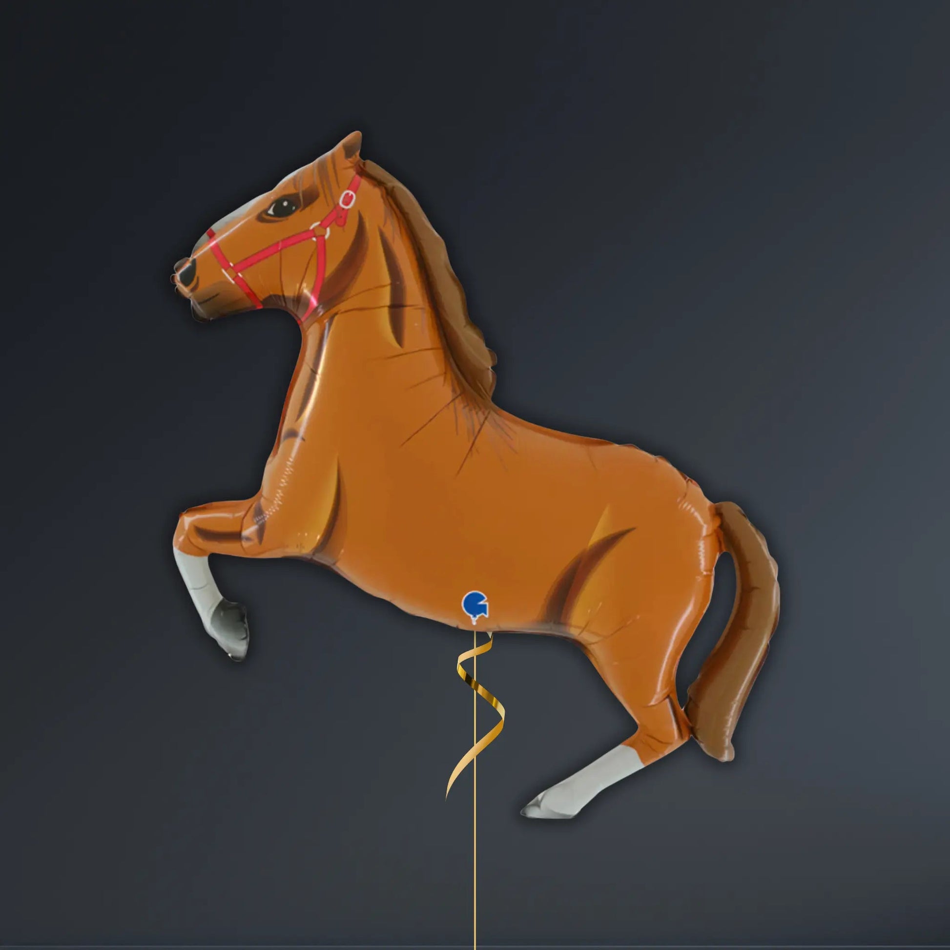 Light Brown Horse Balloon Package - Helium Filled