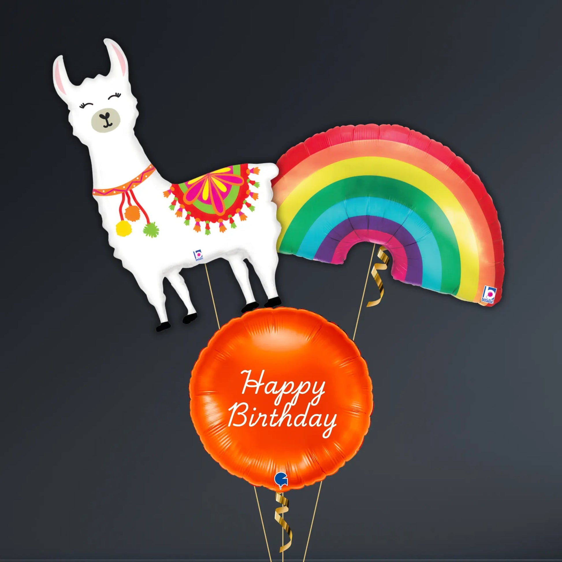Llama Birthday Balloon Package – Colourful Party Set for Kids & Adults