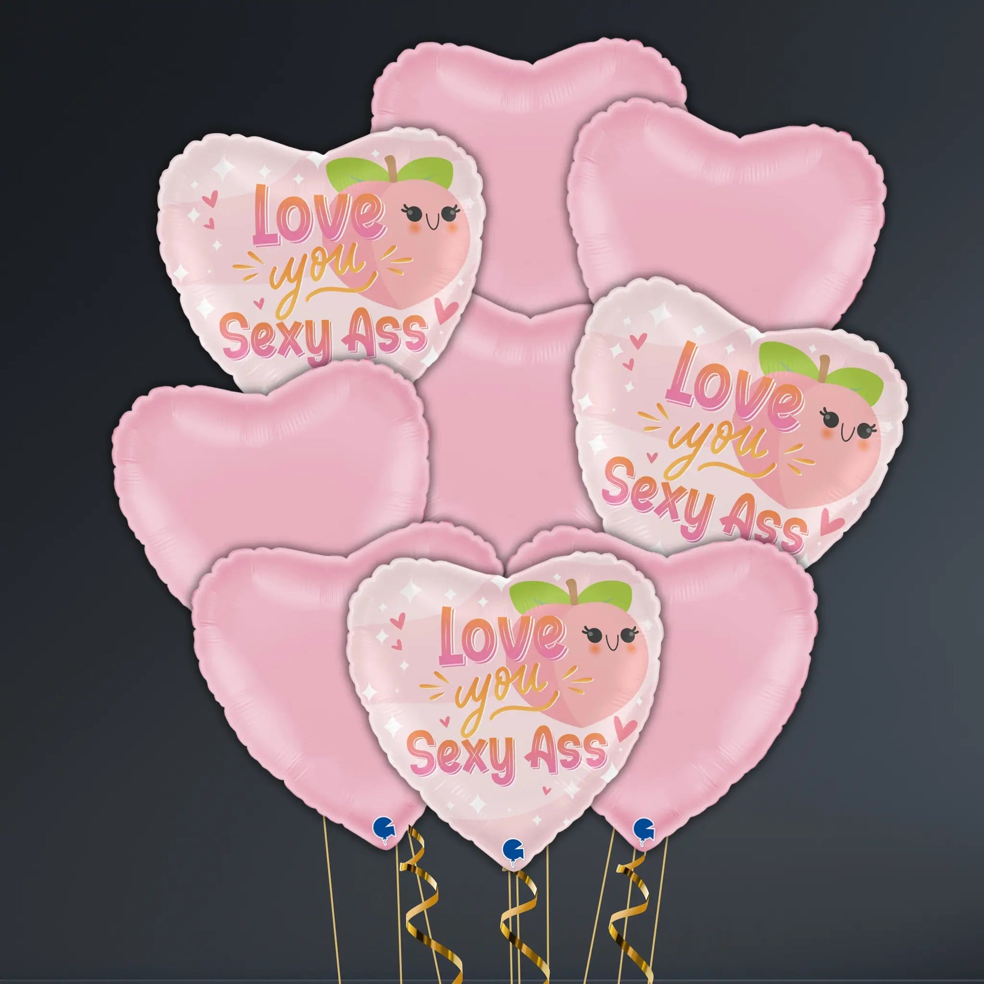 Love You Sexy Ass Balloon Package – Helium Filled