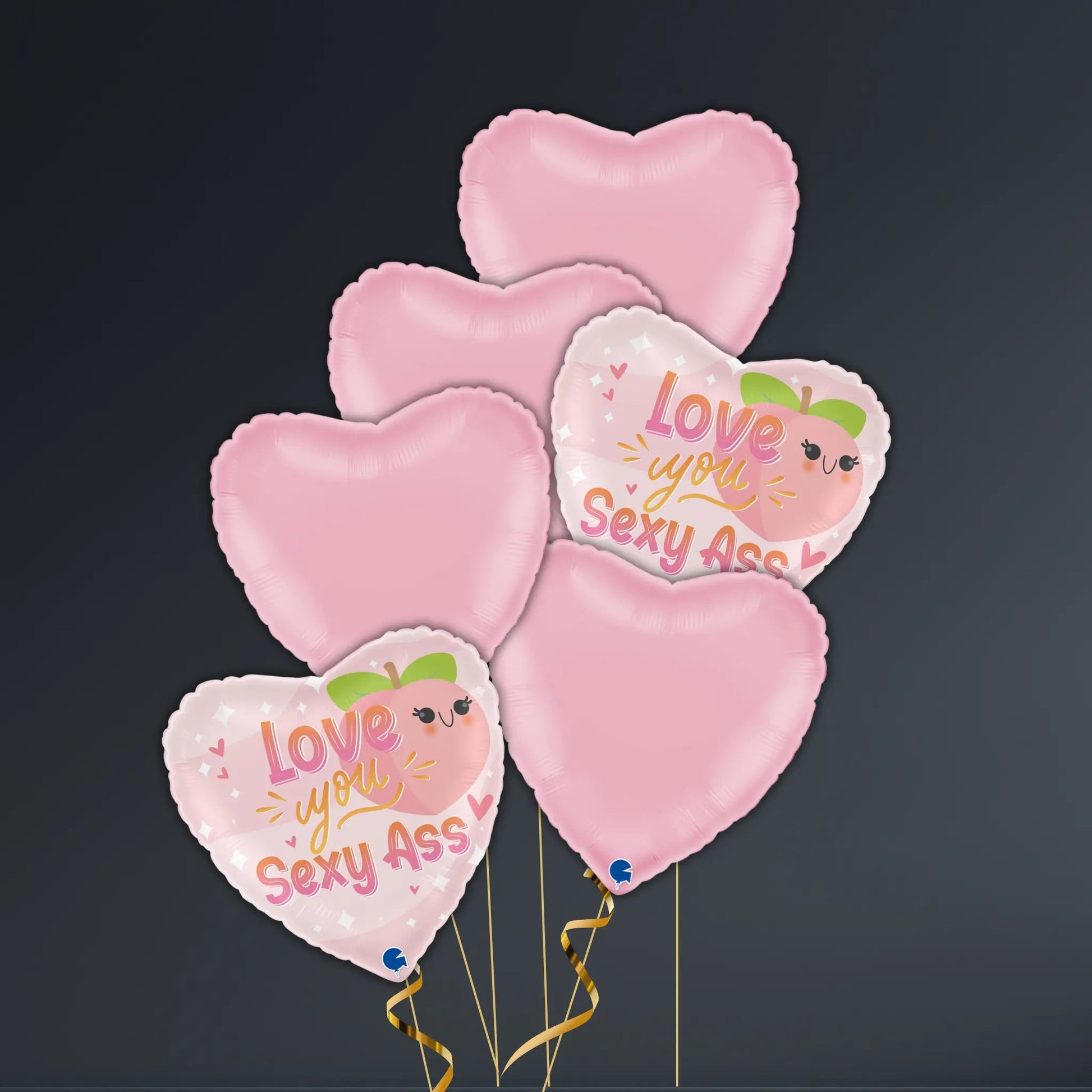 Love You Sexy Ass Balloon Package – Helium Filled