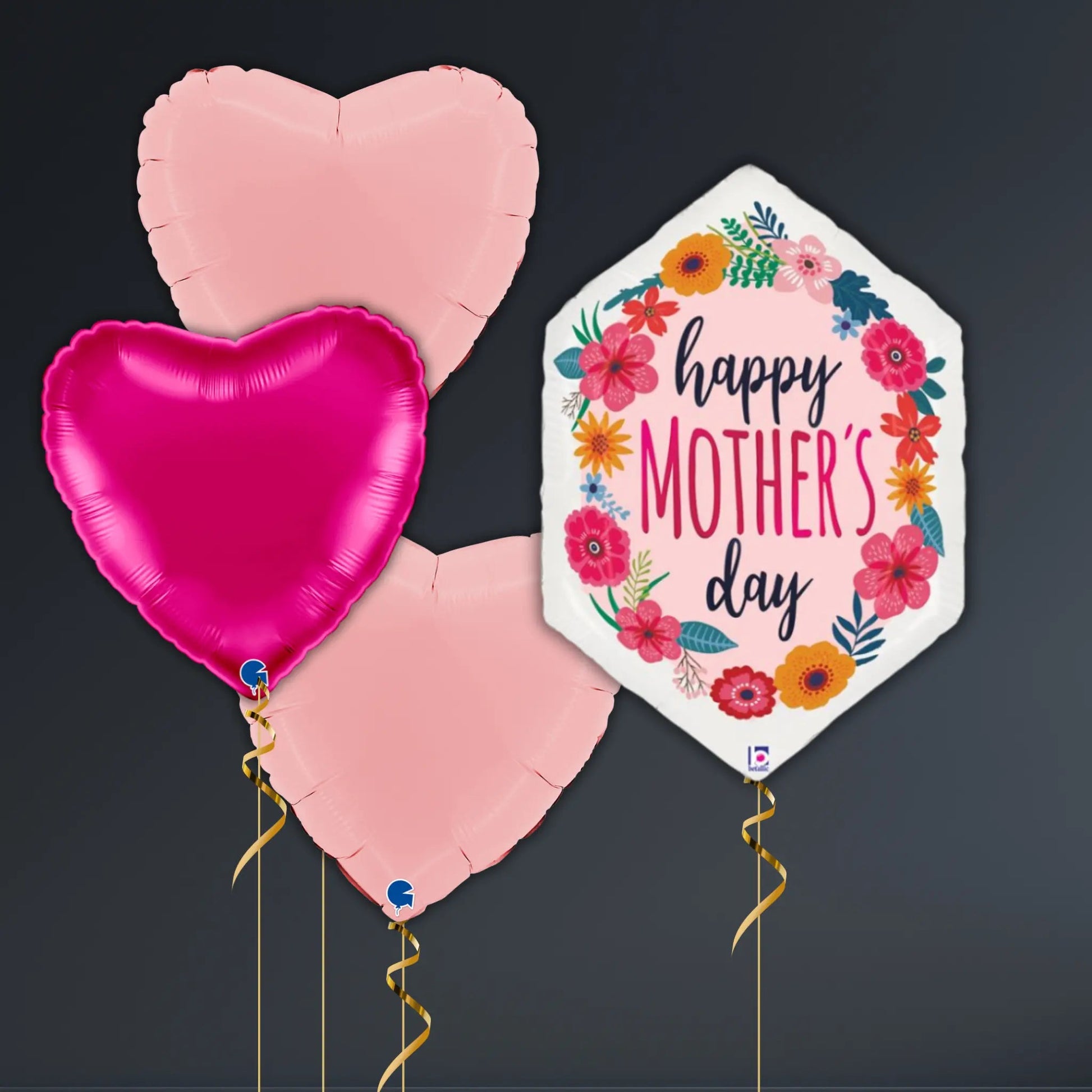 Mother’s Day Blossom Balloon Package – Helium-Filled & Weighted!
