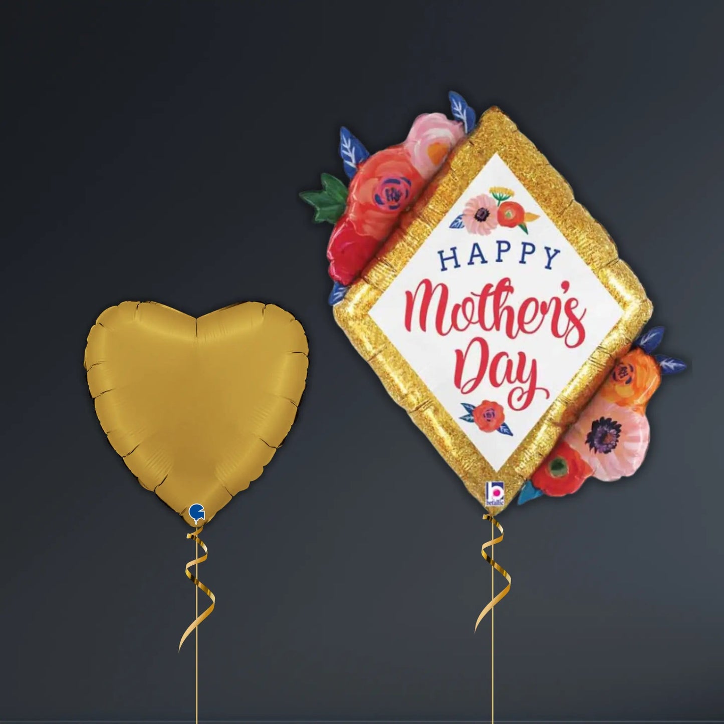 Mother’s Day Floral Foil Balloon – Helium - Filled & Weighted! | The Party Hut Cheltenham