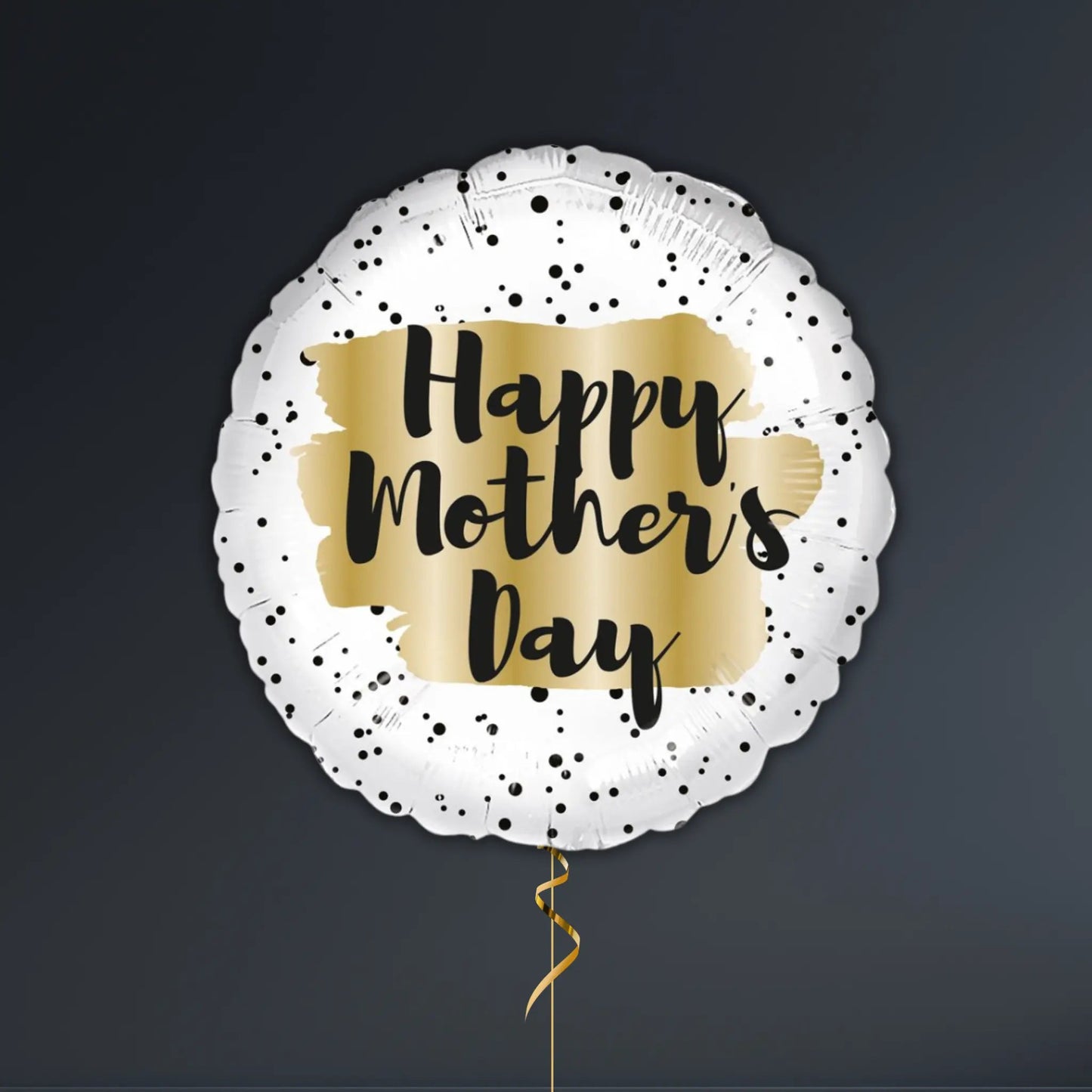 Mother’s Day Gold Spot Foil Balloon – Helium - Filled & Weighted! | The Party Hut Cheltenham