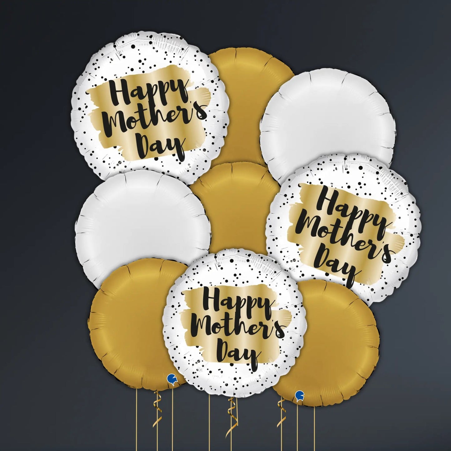 Mother’s Day Gold Spot Foil Balloon – Helium - Filled & Weighted! | The Party Hut Cheltenham