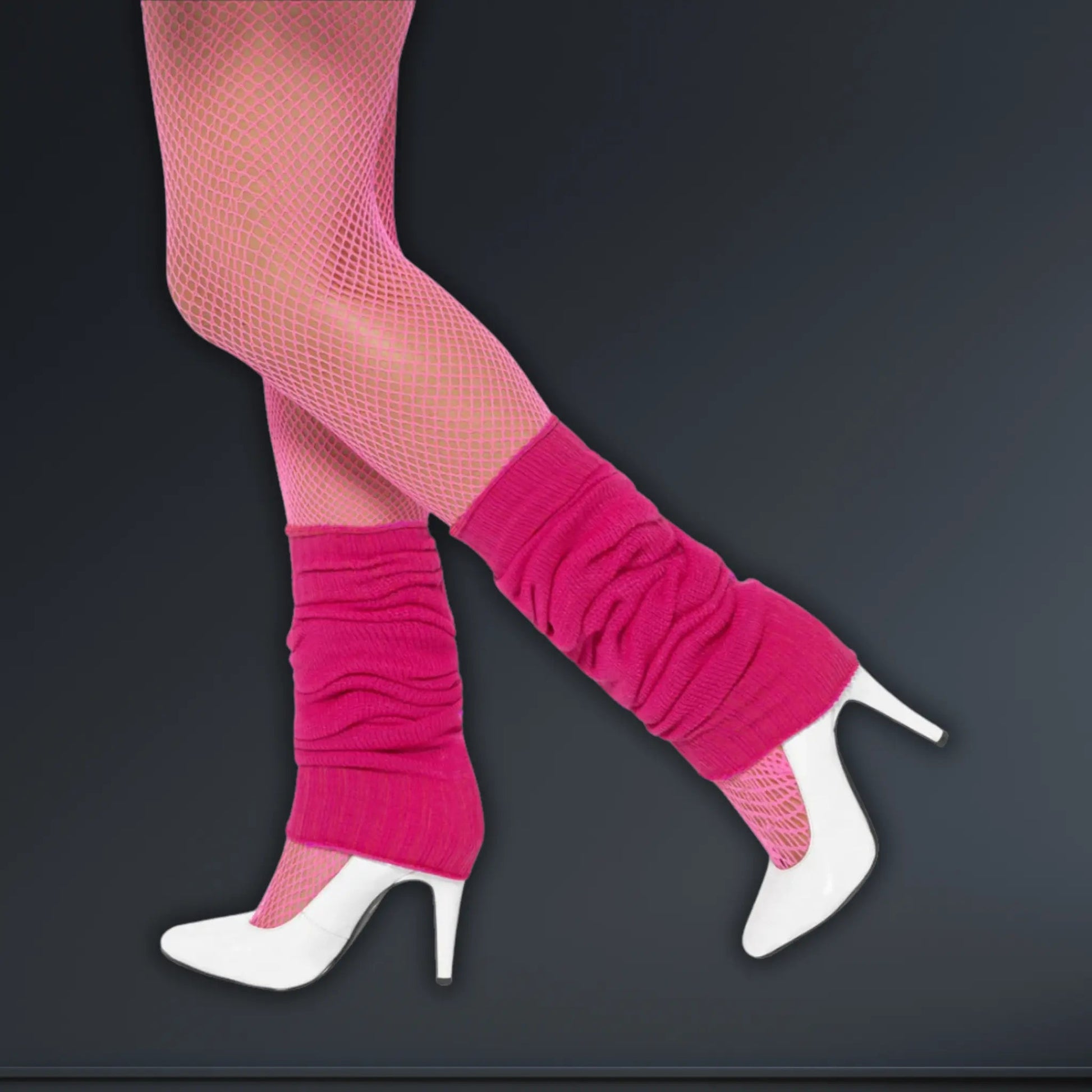 Neon Pink Leg Warmers