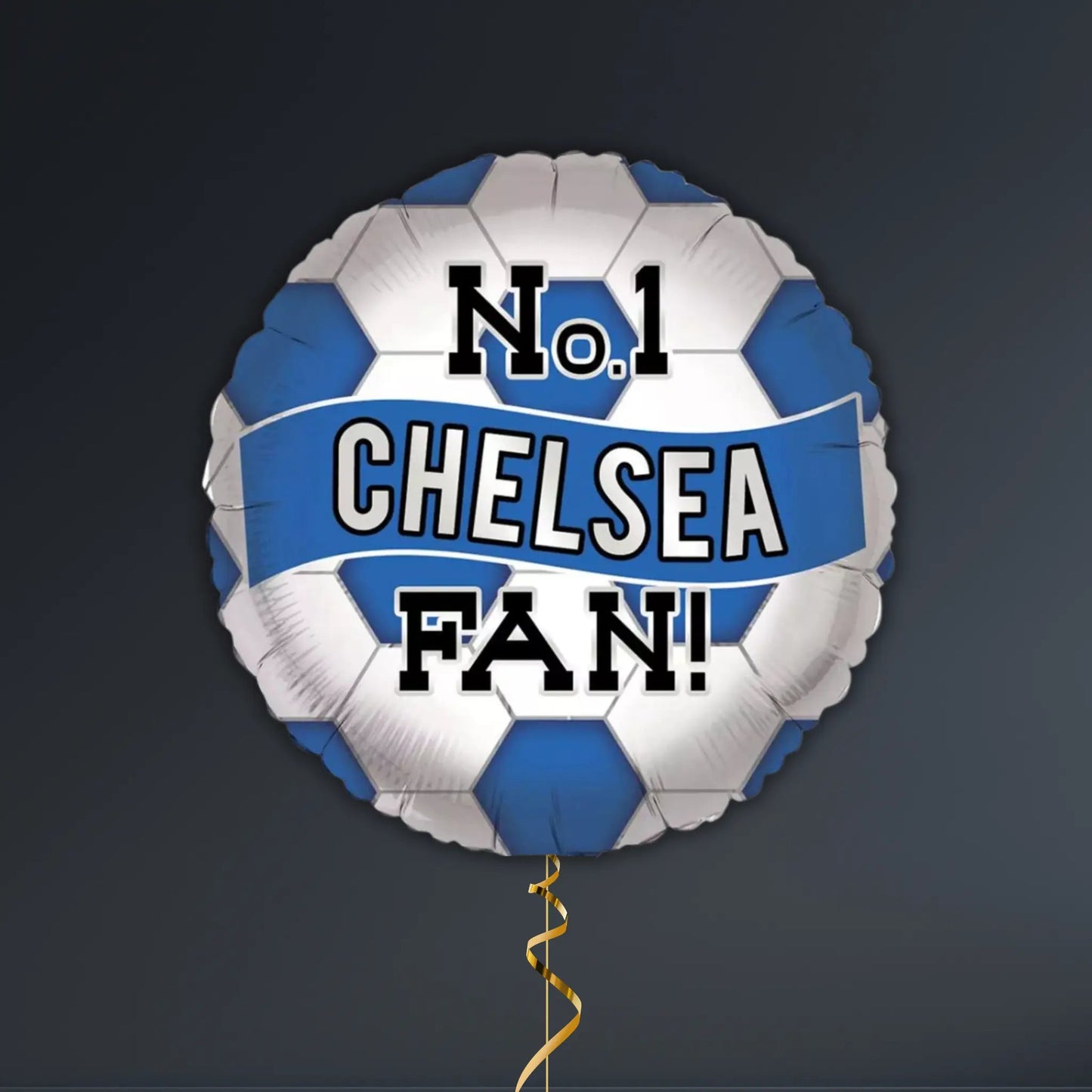No.1 Chelsea Fan Football Balloon Package – Blue & White Design | The Party Hut Cheltenham