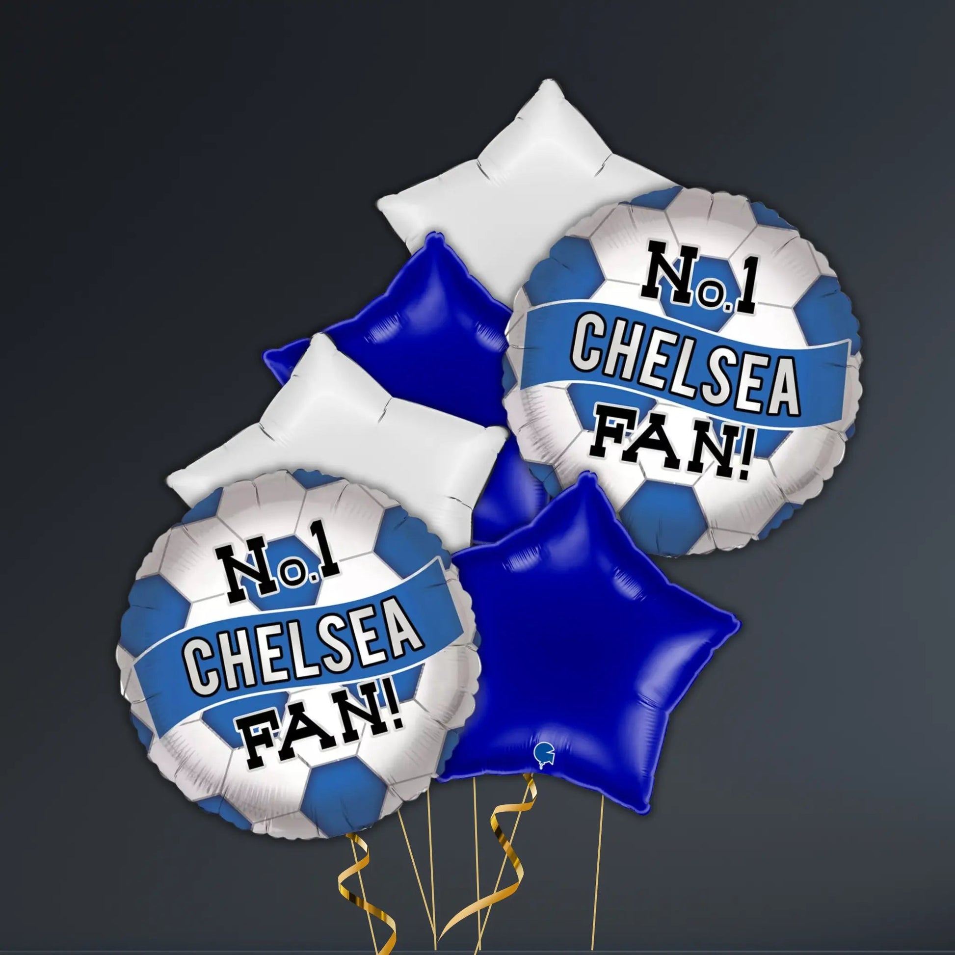 No.1 Chelsea Fan Football Balloon Package – Blue & White Design