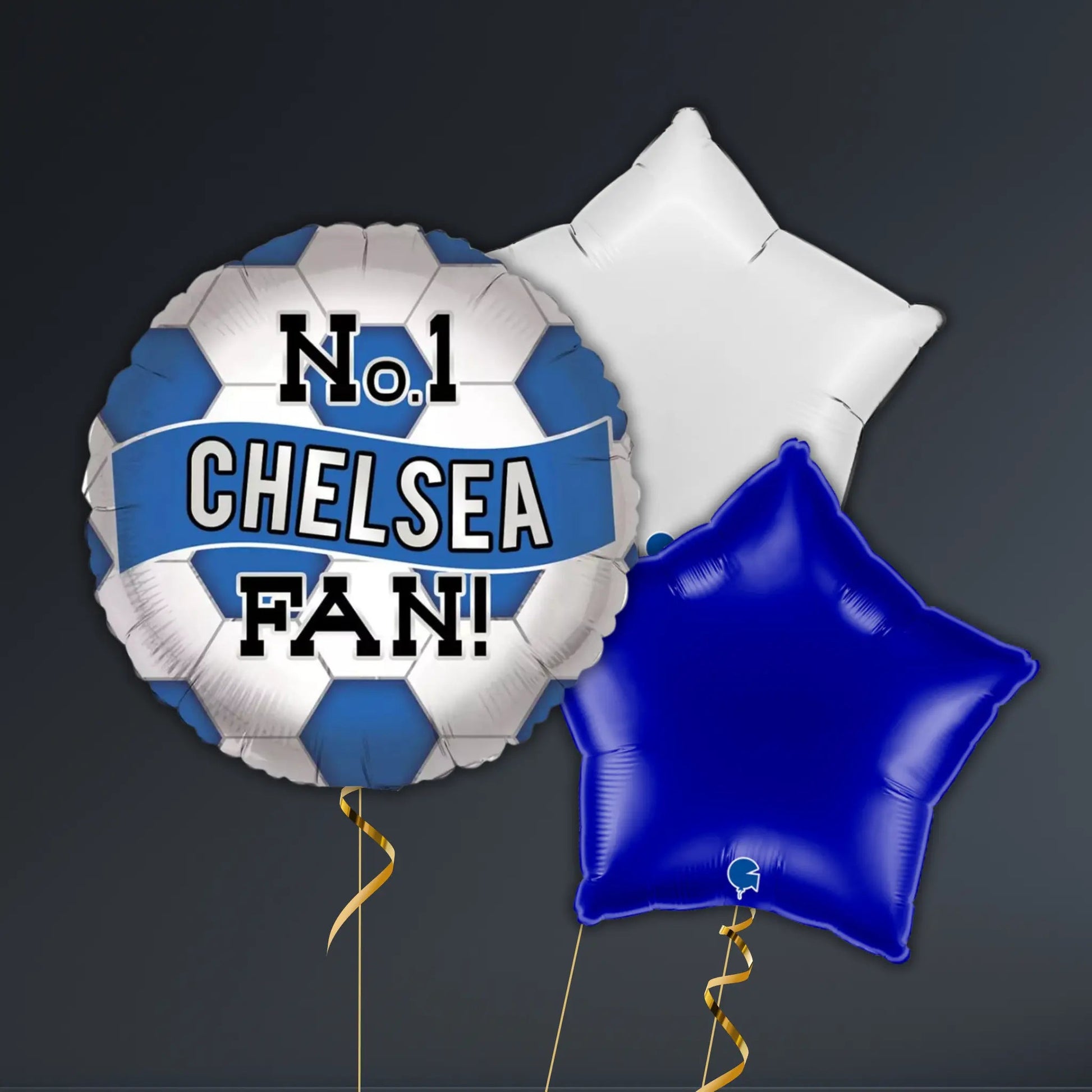 No.1 Chelsea Fan Football Balloon Package – Blue & White Design