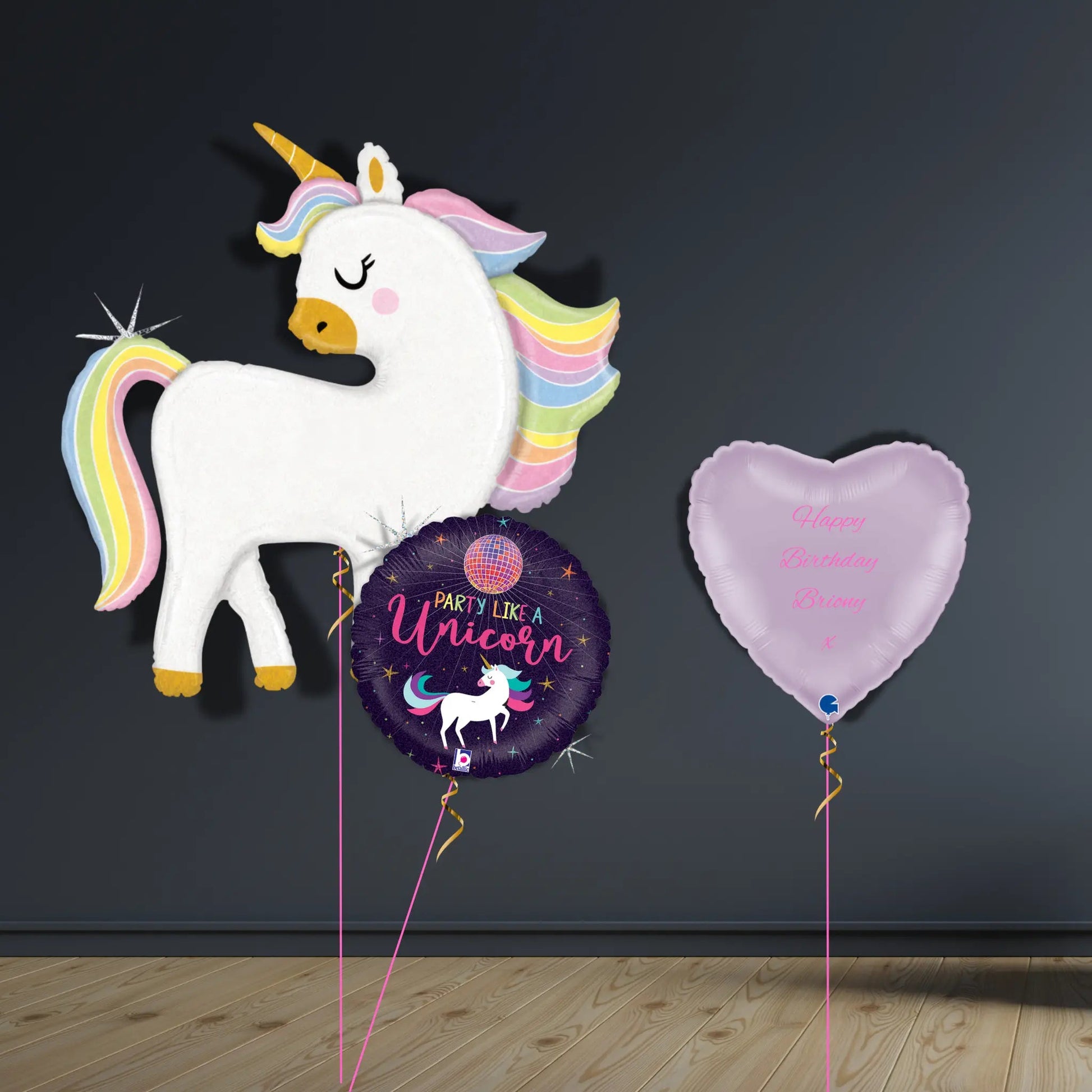 Party Like a Unicorn Balloon Package | Helium Balloons 🦄🎈
