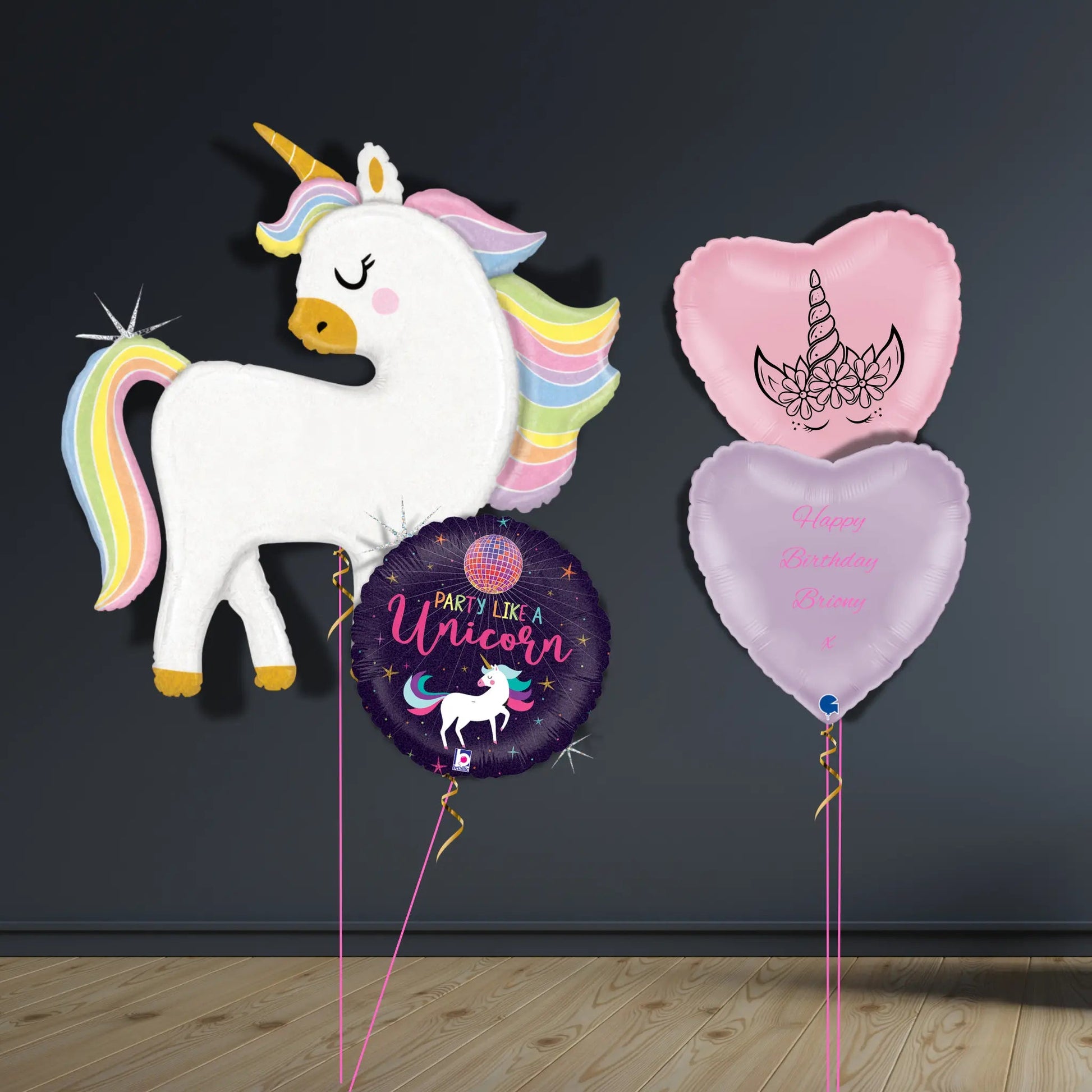 Party Like a Unicorn Balloon Package | Helium Balloons 🦄🎈