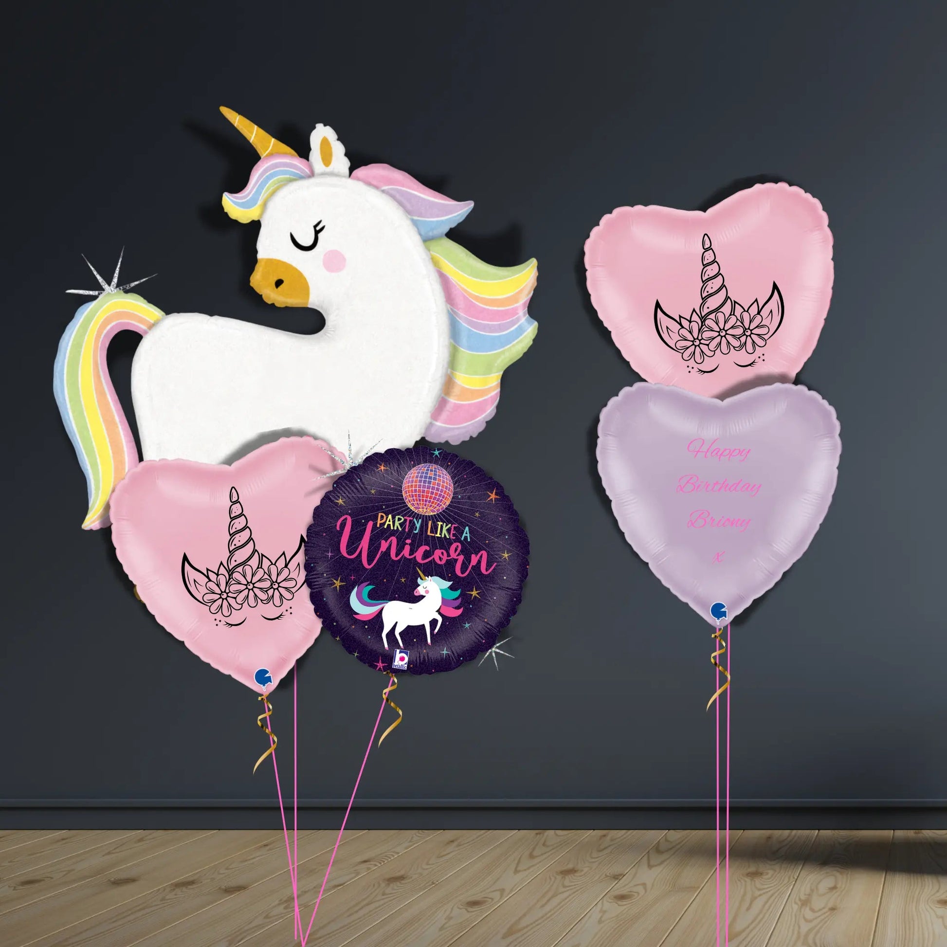 Party Like a Unicorn Balloon Package | Helium Balloons 🦄🎈