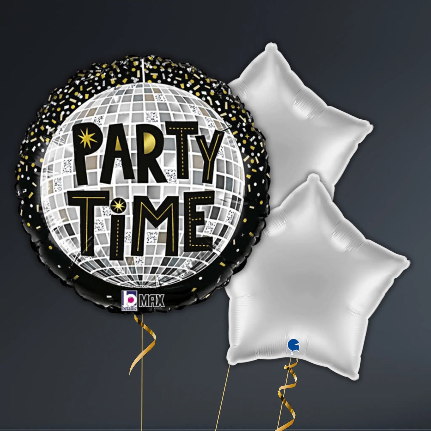 Party Time Balloon Package – Disco Ball Celebration Style | The Party Hut Cheltenham