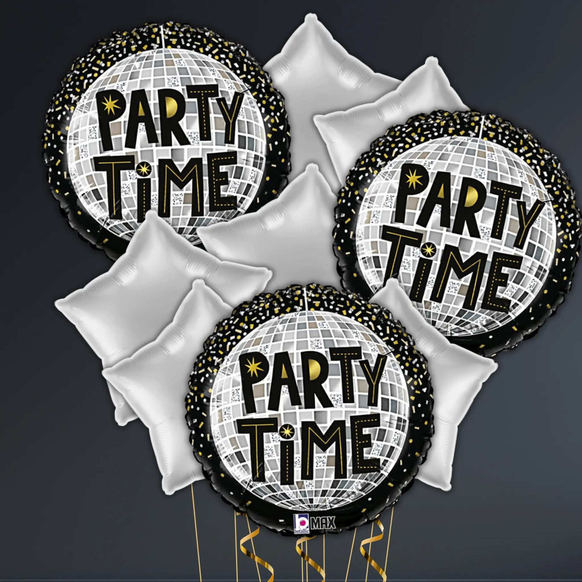 Party Time Balloon Package – Disco Ball Celebration Style