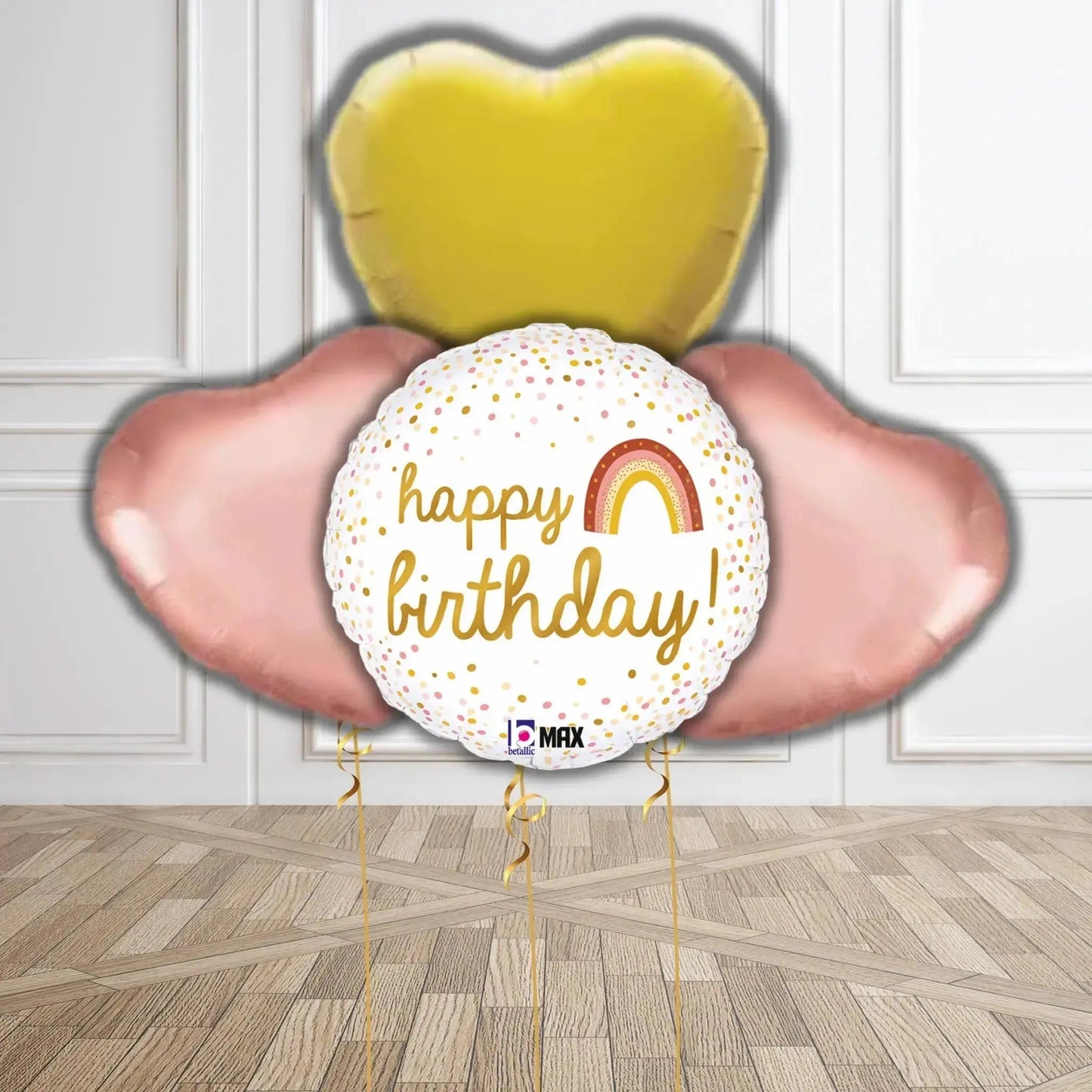 Pastel Rainbow Birthday Balloon Bouquet | The Party Hut Cheltenham