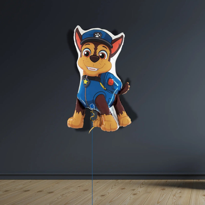 Paw Patrol Chase 37" Foil Balloon with Helium | Party Decor