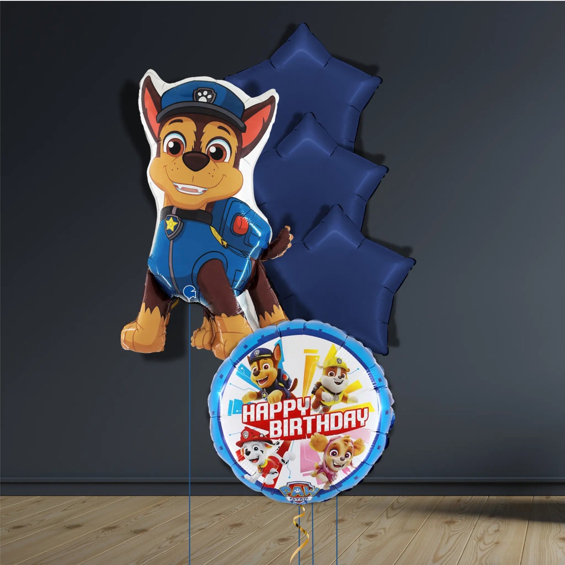 Paw Patrol Chase 37" Foil Balloon with Helium | Party Decor