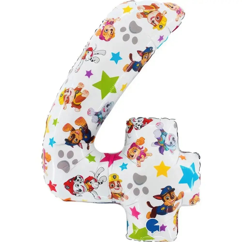 Paw Patrol - Number Four 26inc | The Party Hut Cheltenham