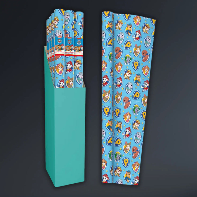 Paw Patrol Wrapping Paper 2m x 2m Sheet – Kids Gift Wrap