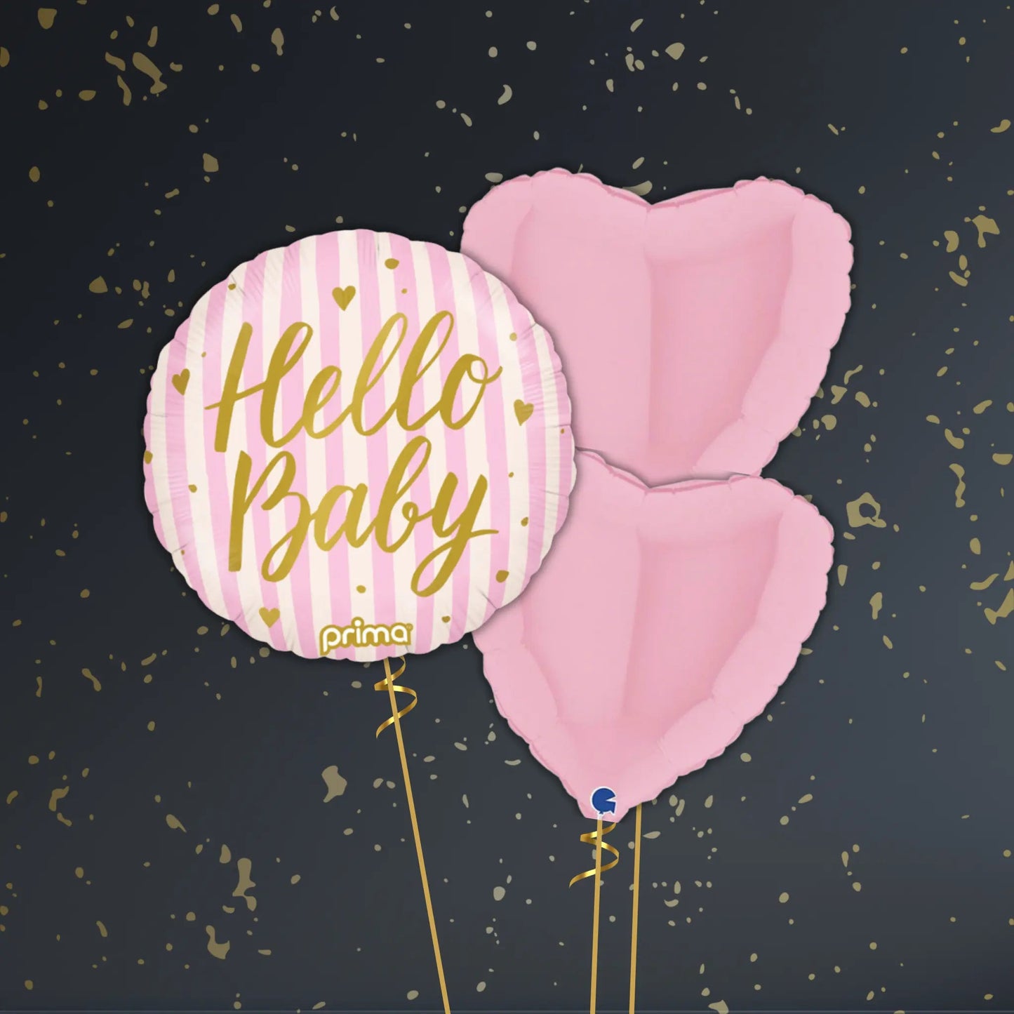 Hello Baby Girl Balloon Package - Helium Filled | The Party Hut Cheltenham