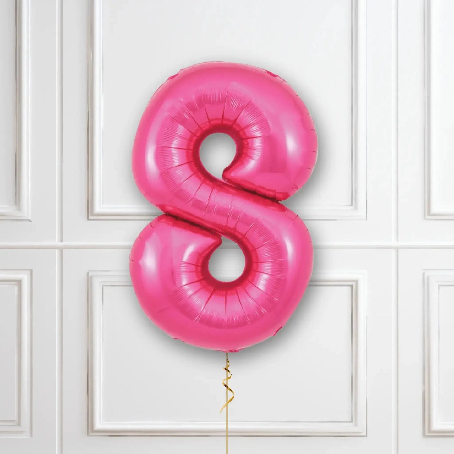Pink Number Balloons - 34", With Helium | The Party Hut Cheltenham