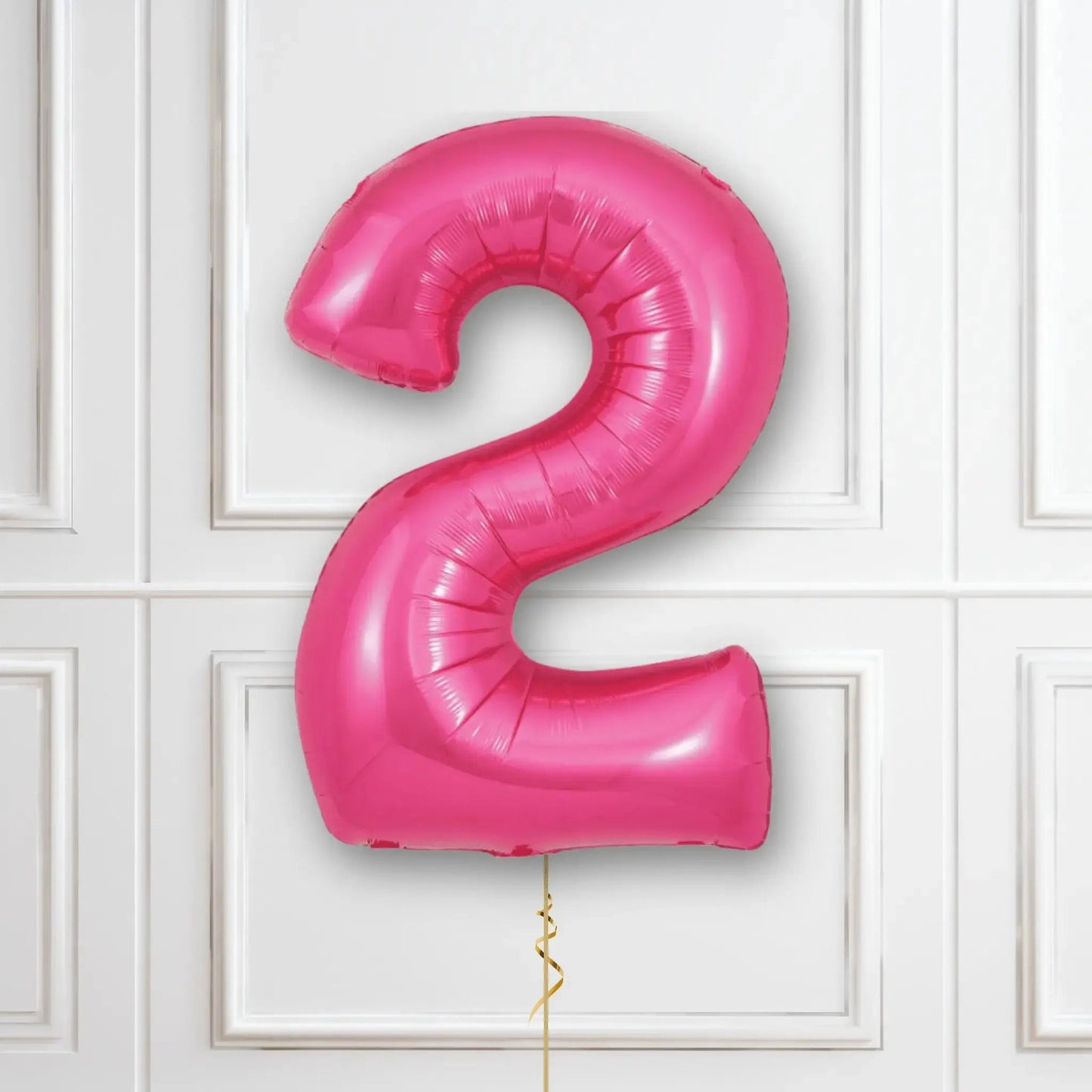 Pink Number Balloons - 34", With Helium | The Party Hut Cheltenham