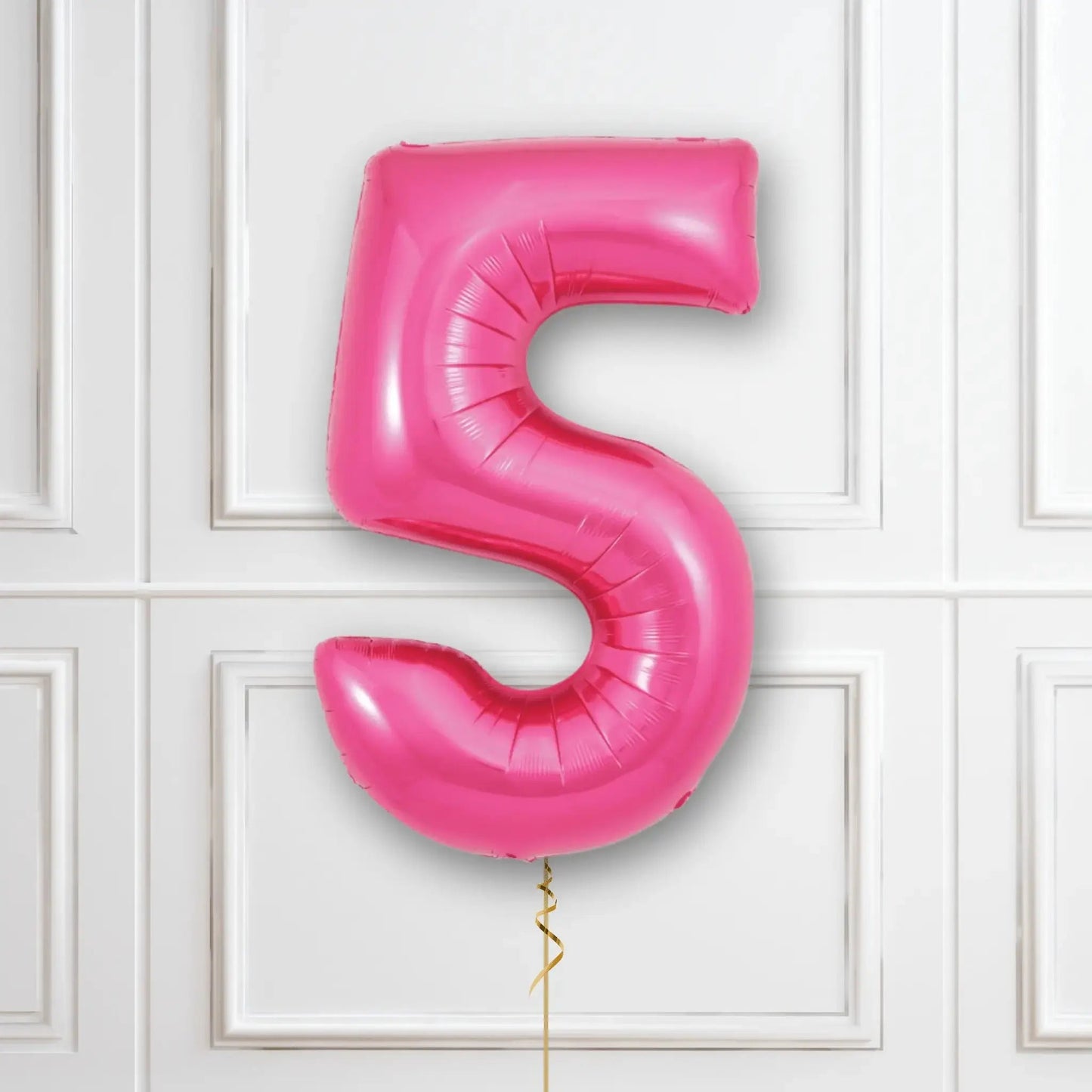 Pink Number Balloons - 34", With Helium | The Party Hut Cheltenham