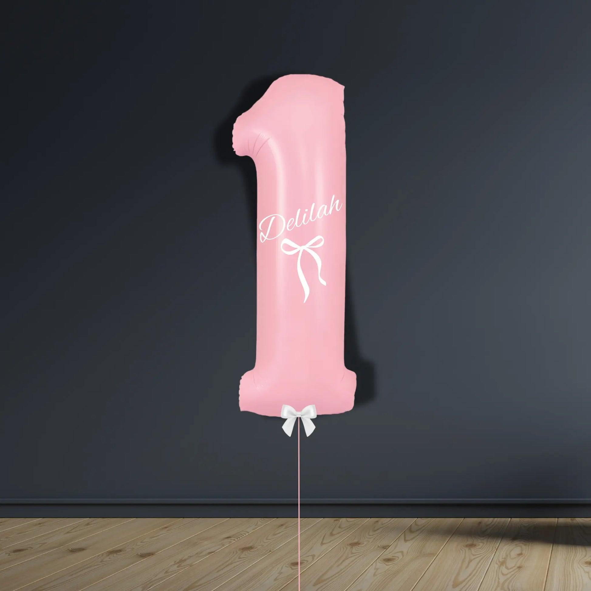 Pretty Pink 1st Birthday Balloon Bouquet | Helium Filled