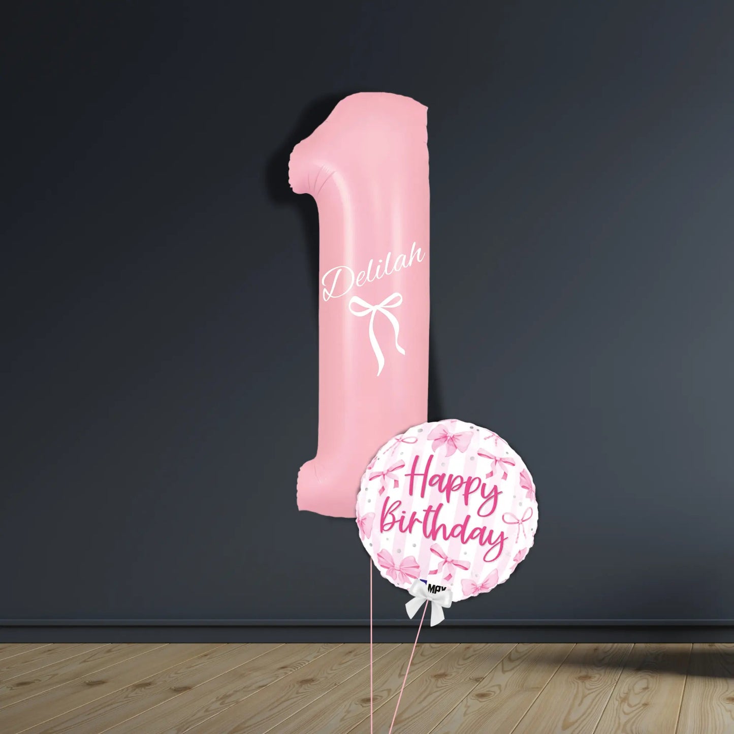 Pretty Pink 1st Birthday Balloon Bouquet | Helium Filled | The Party Hut Cheltenham