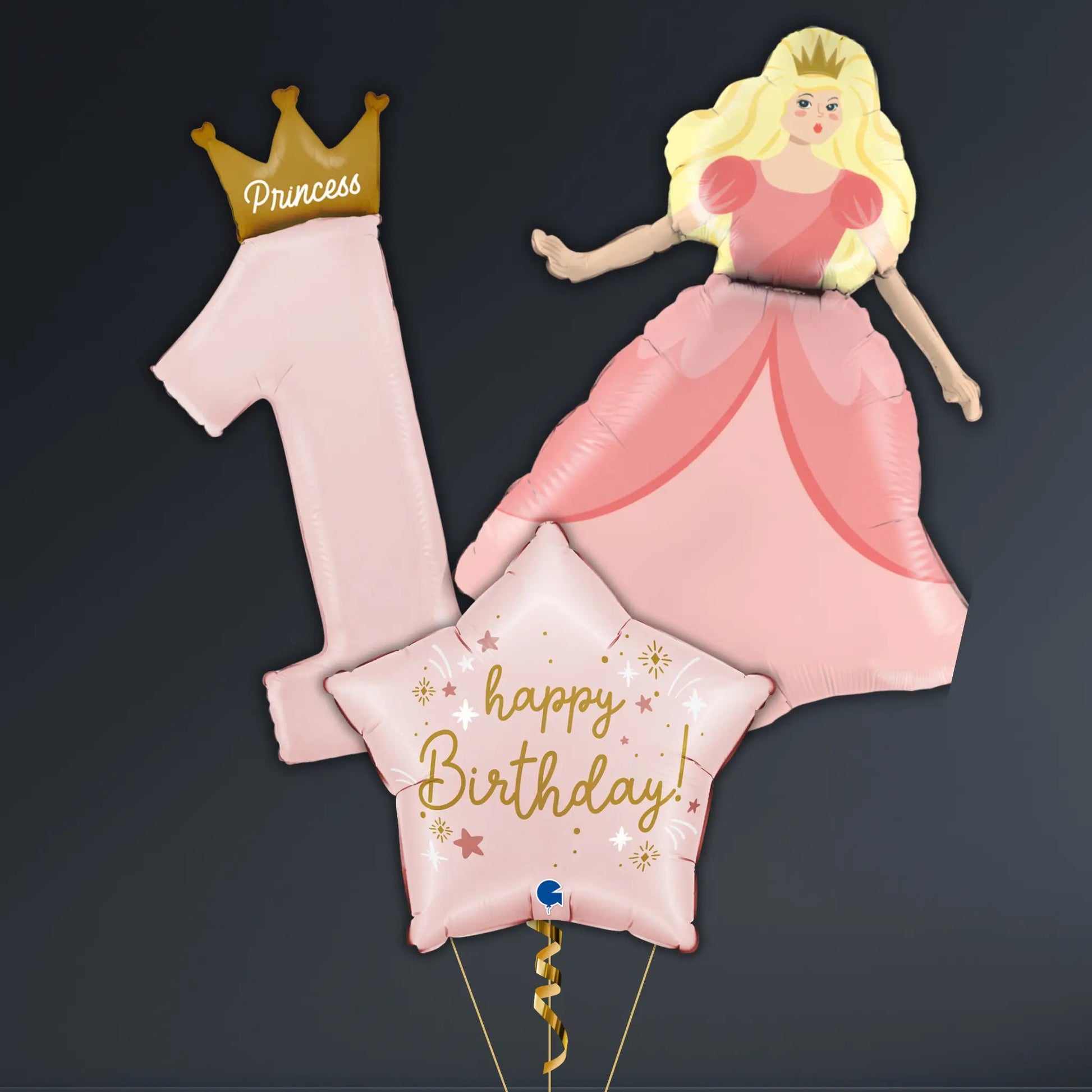 Princess 1st Birthday Balloon Package