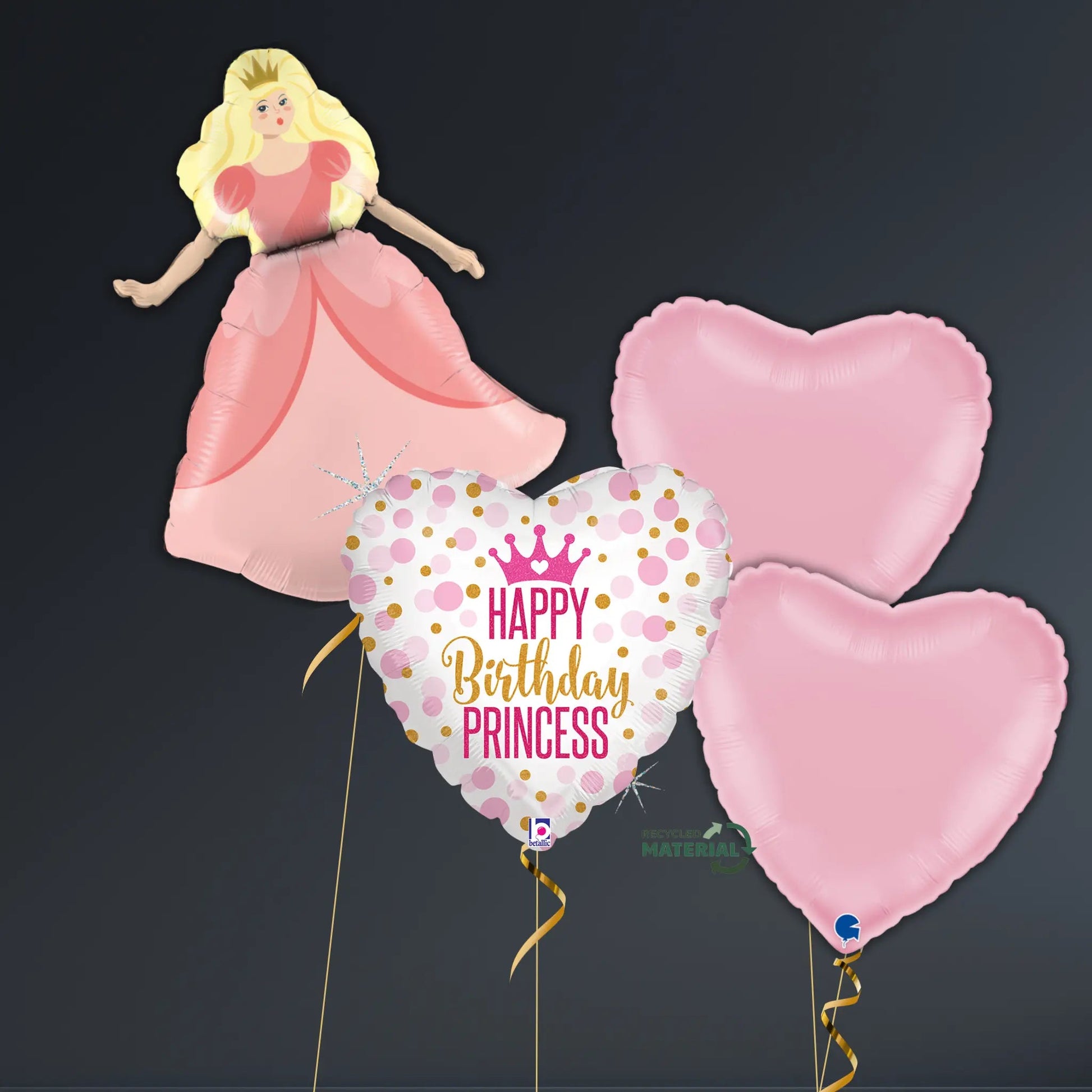 Princess Birthday Balloon Package – Helium Filled