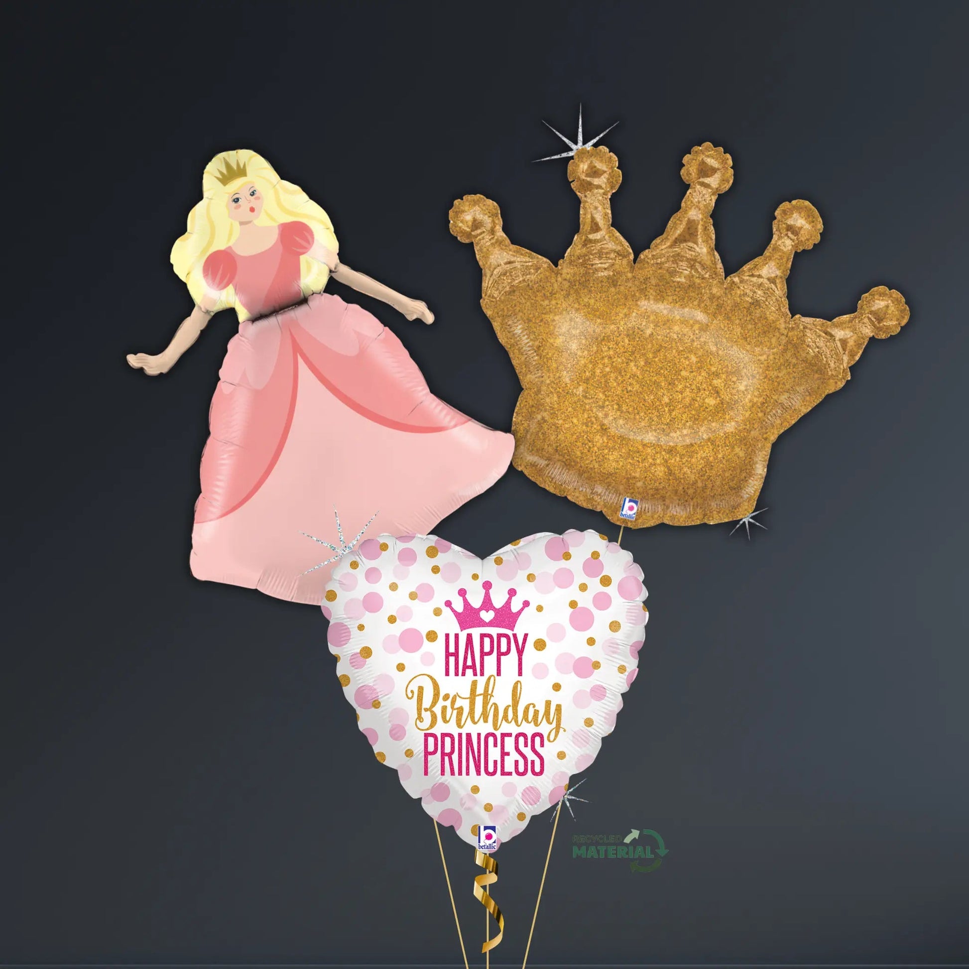 Princess Birthday Balloon Package – Helium Filled
