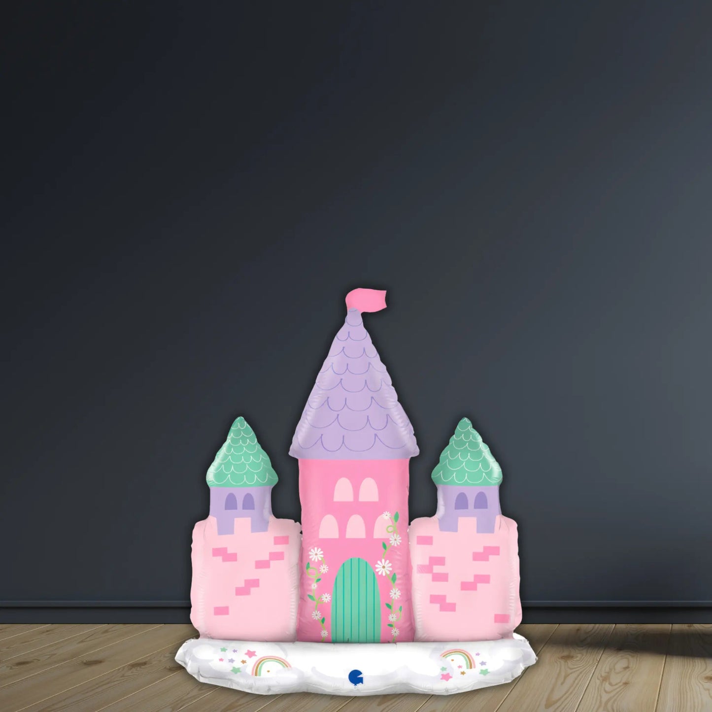 Princess Castle Air - Filled Balloon Stack – Pink & Purple Balloon Package | The Party Hut Cheltenham