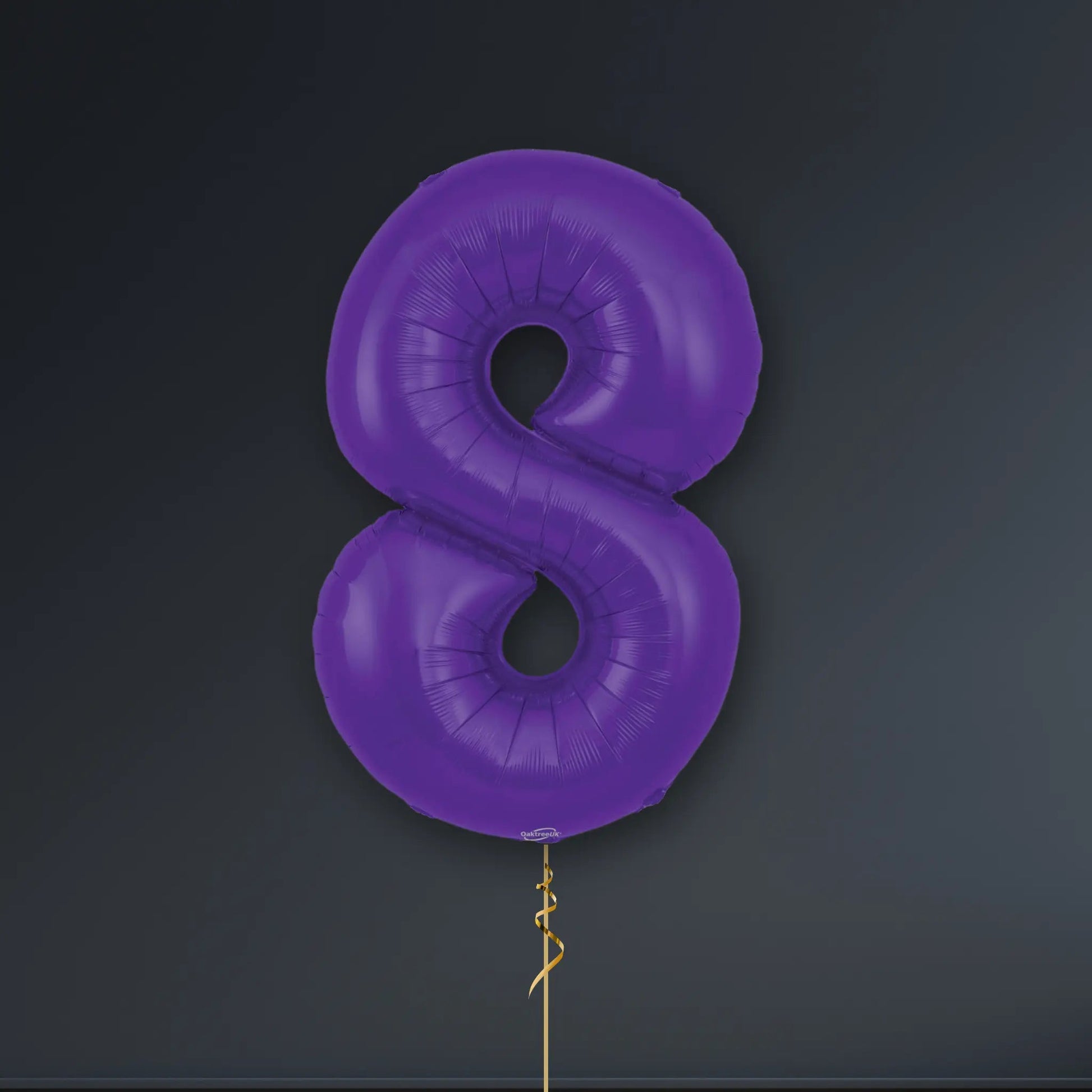 💜 Purple Foil Number Balloons – Helium-Filled! 💜