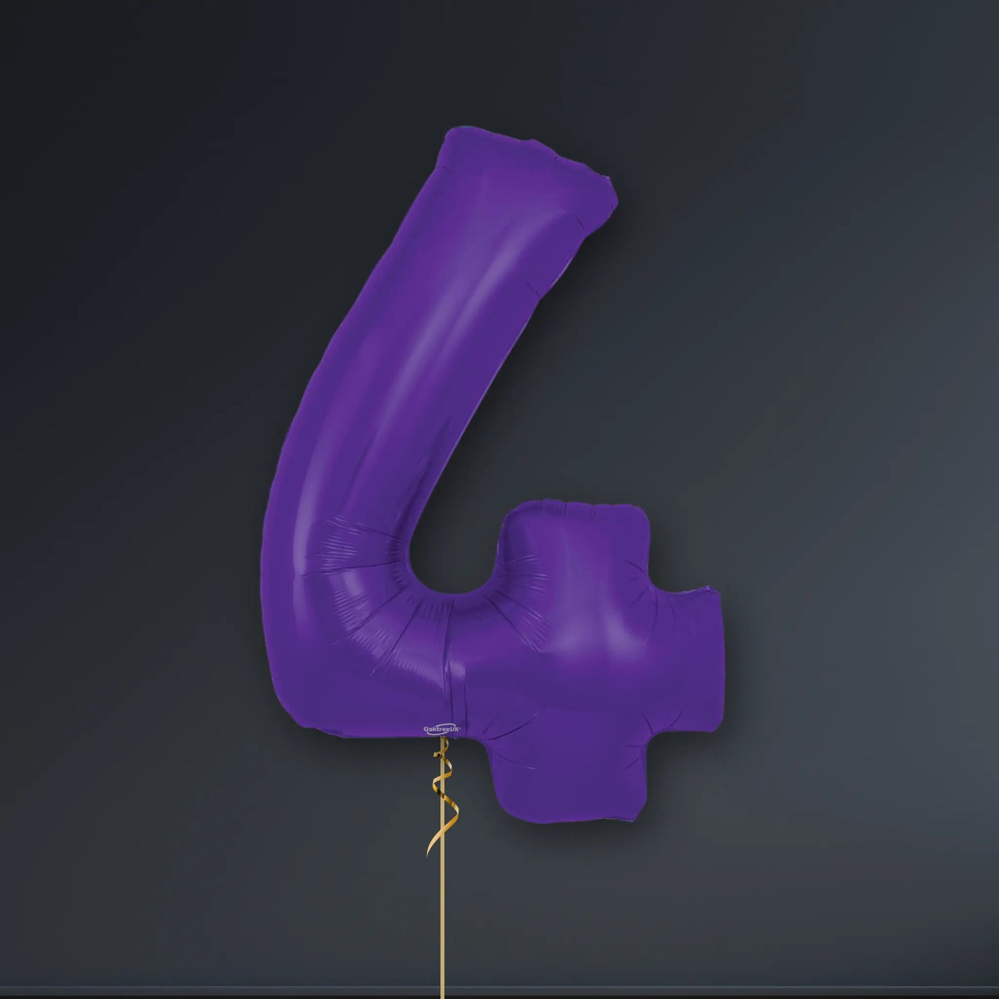 💜 Purple Foil Number Balloons – Helium-Filled! 💜