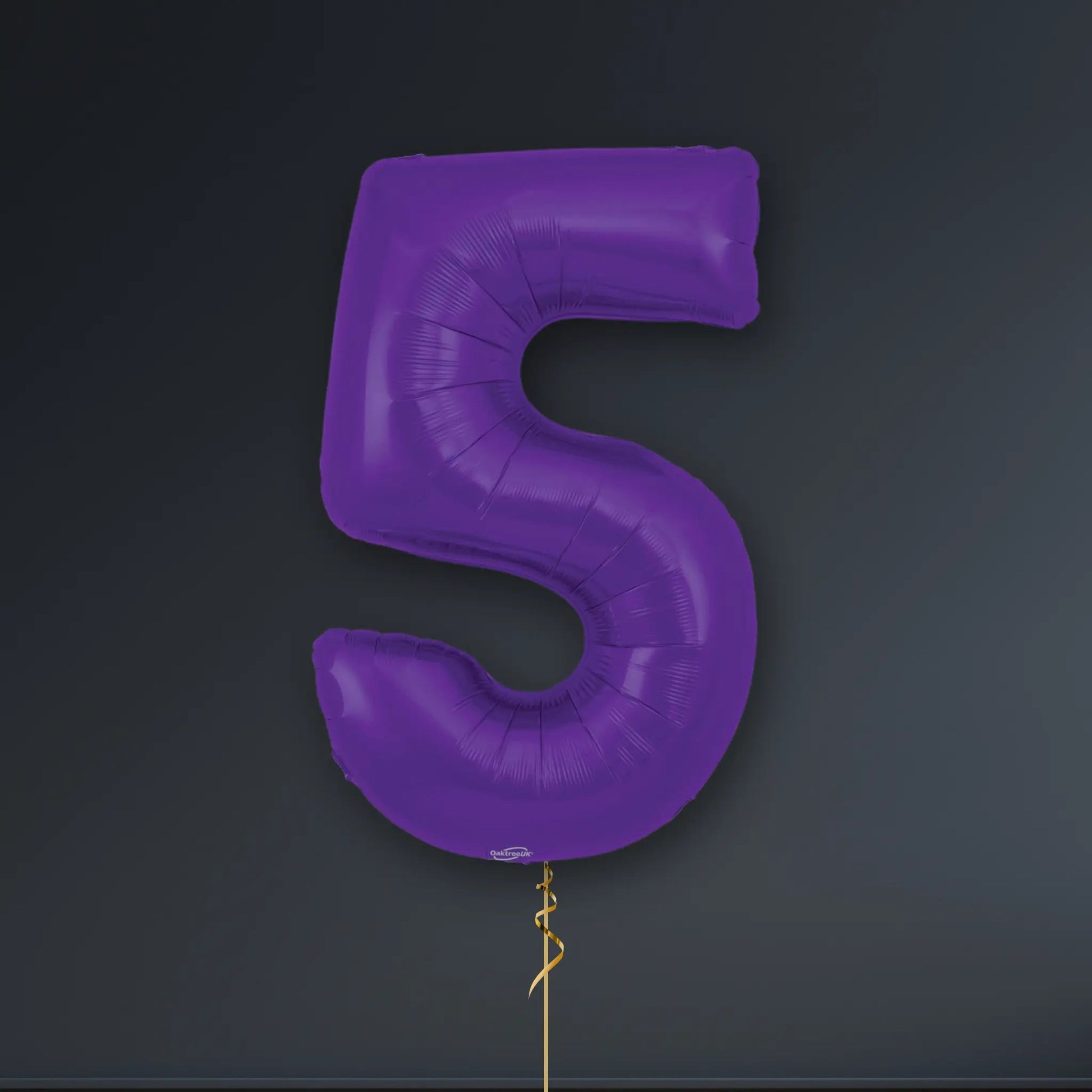 💜 Purple Foil Number Balloons – Helium-Filled! 💜