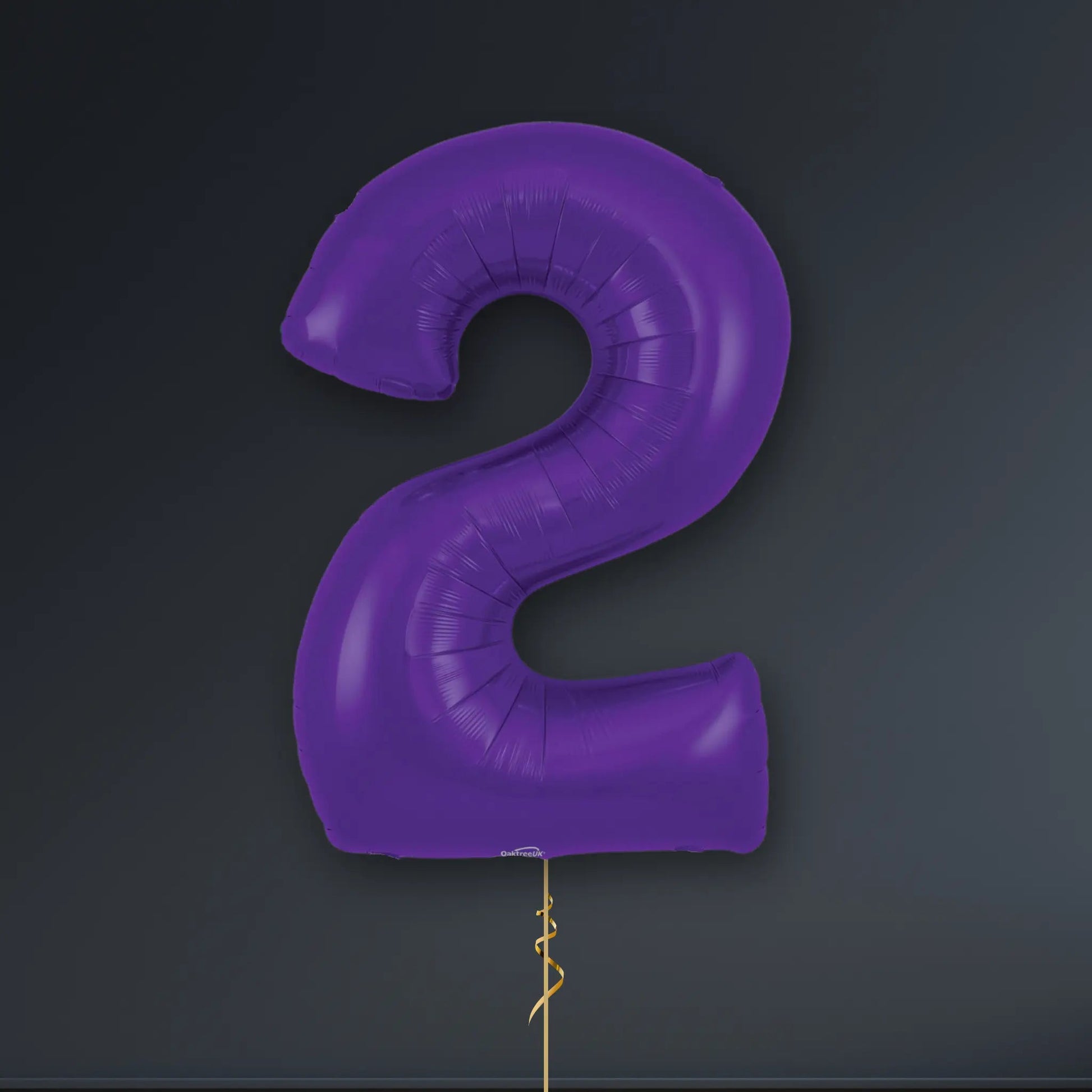 💜 Purple Foil Number Balloons – Helium-Filled! 💜