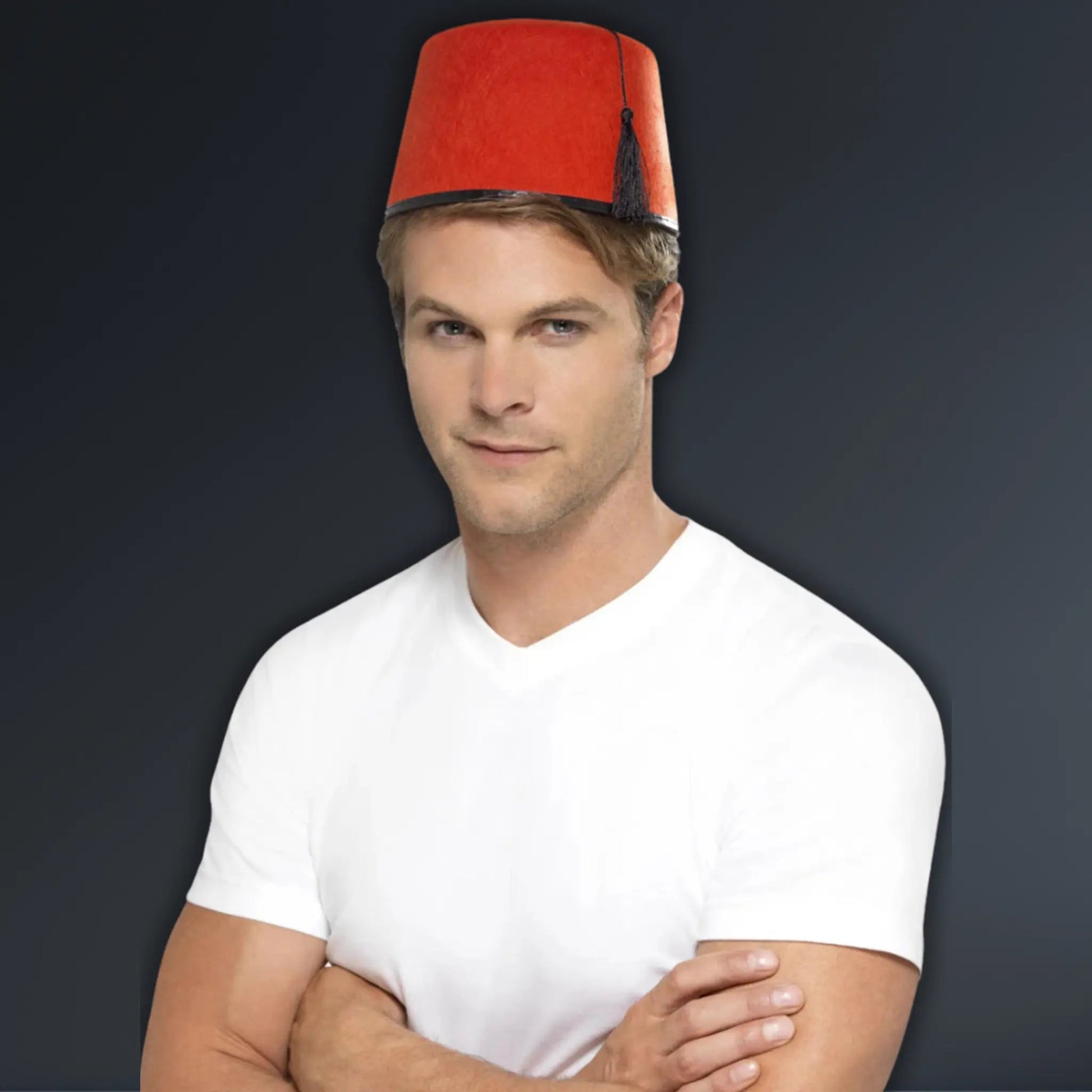 Red Fez Hat – Fancy Dress Accessory
