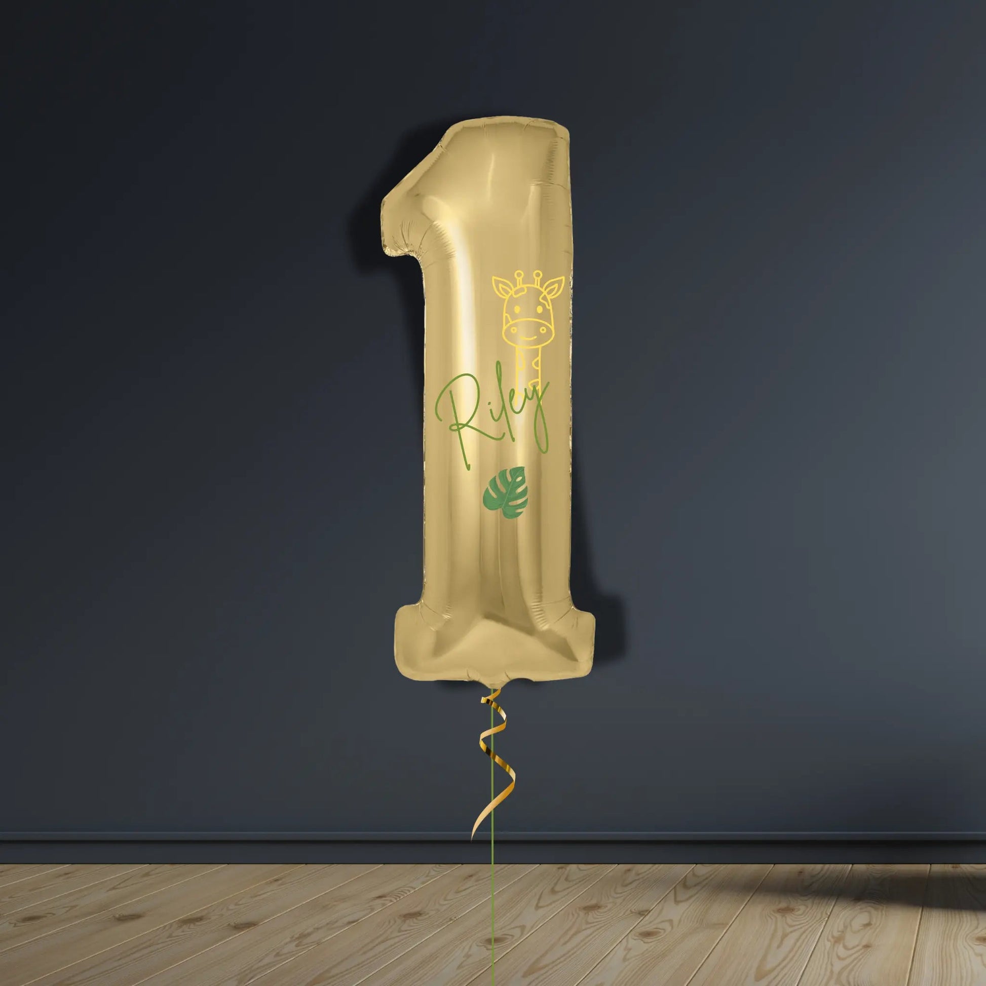 Safari Jungle 1st Birthday Balloon Package | Helium