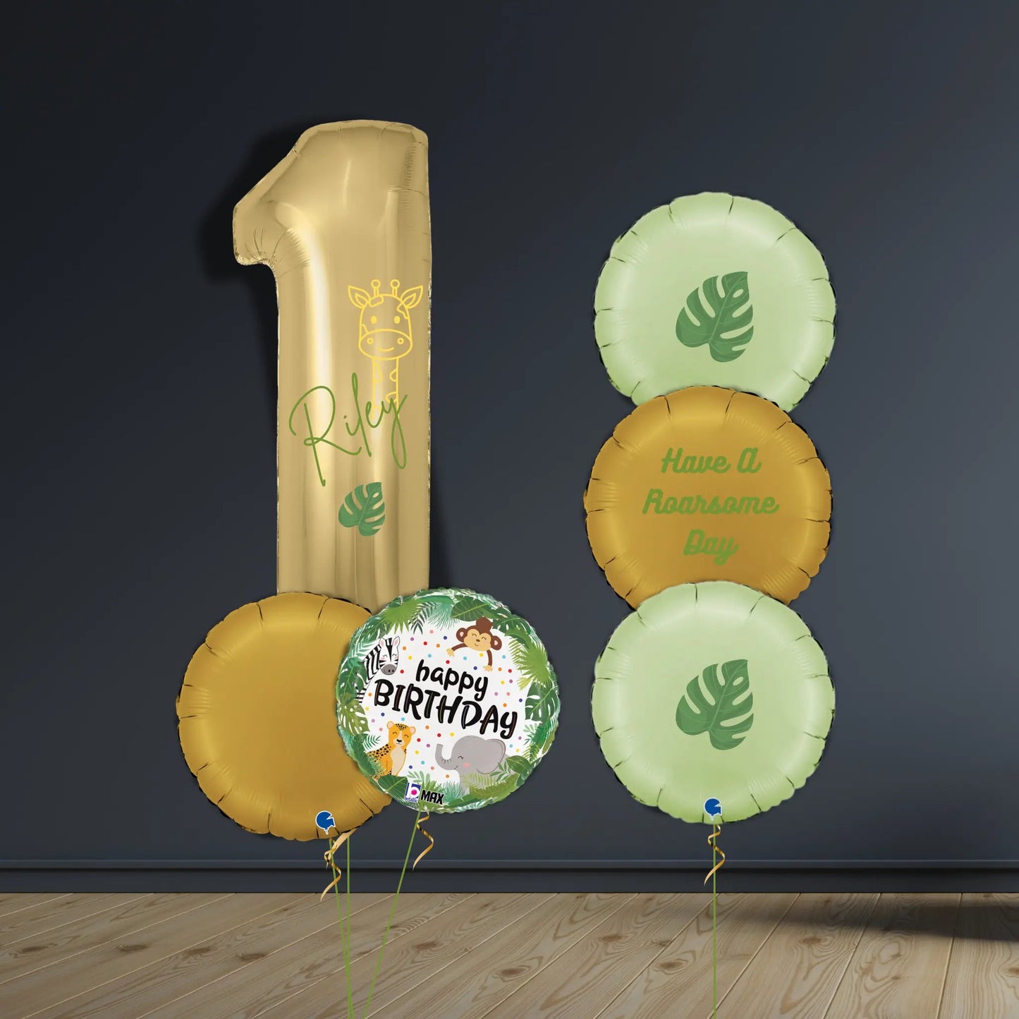 Safari Jungle 1st Birthday Balloon Package | Helium | The Party Hut Cheltenham