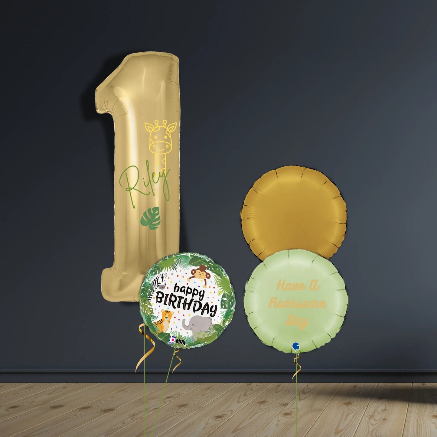 Safari Jungle 1st Birthday Balloon Package | Helium | The Party Hut Cheltenham