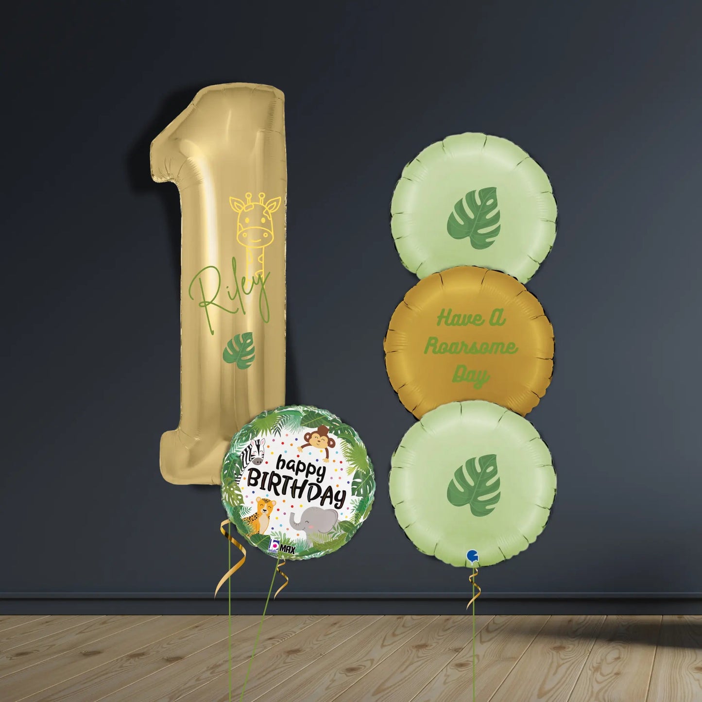 Safari Jungle 1st Birthday Balloon Package | Helium | The Party Hut Cheltenham