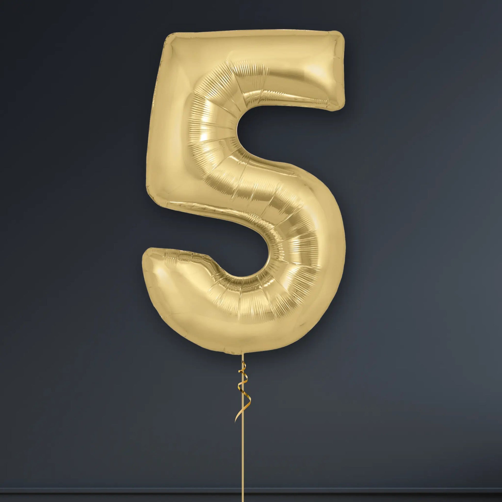 Silk Gold Foil Number Balloon – Any Age