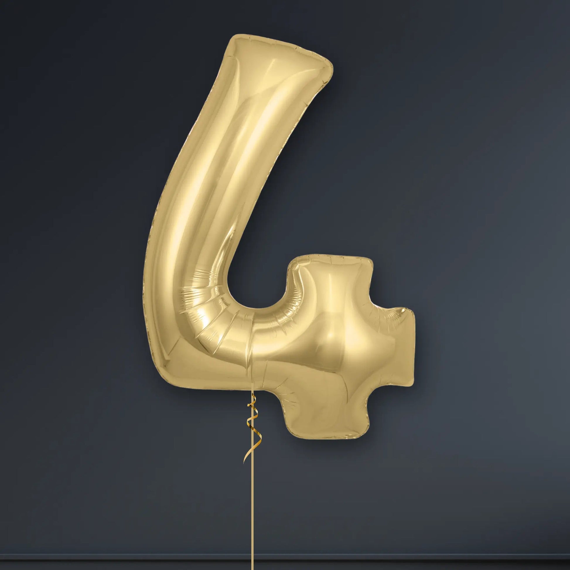 Silk Gold Foil Number Balloon – Any Age