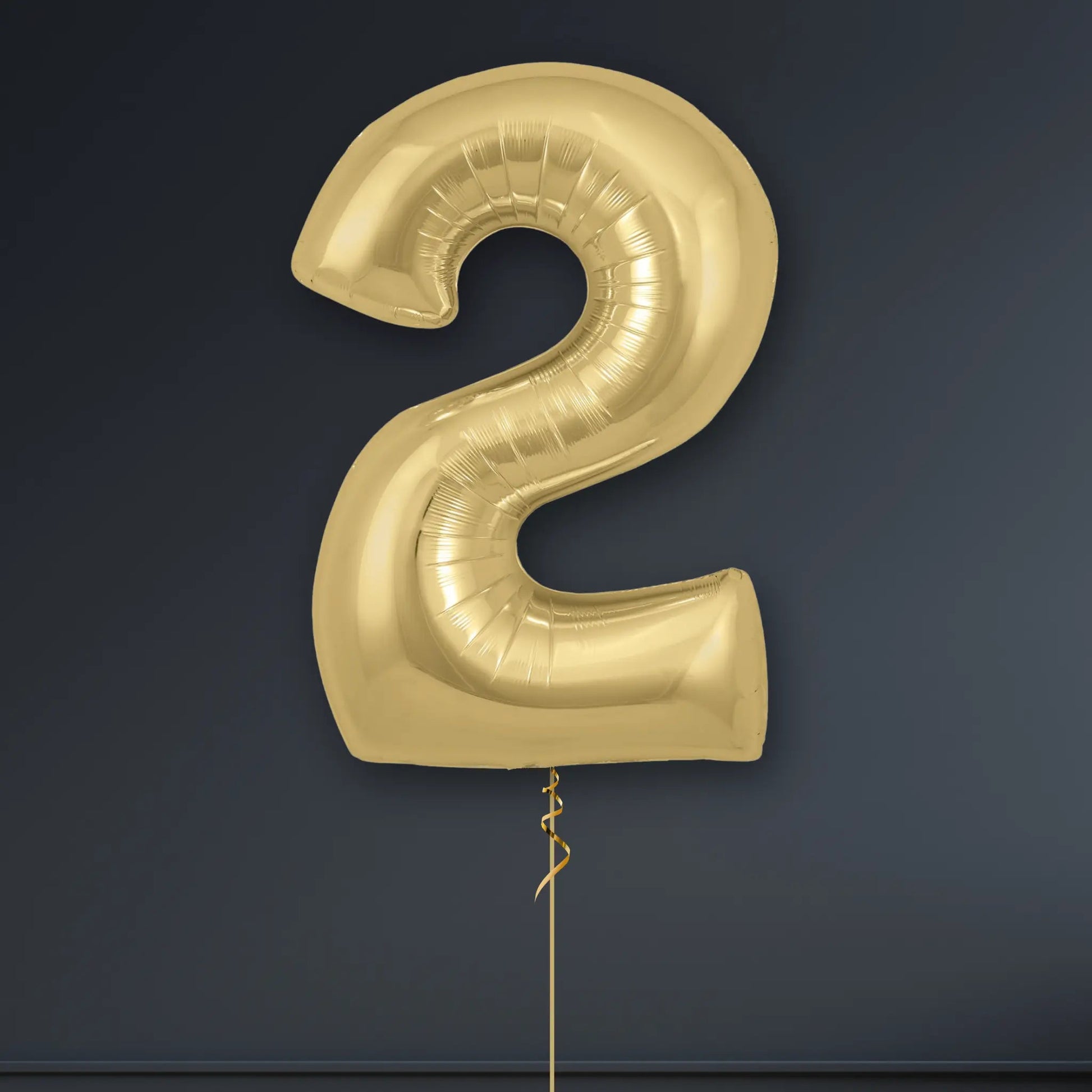Silk Gold Foil Number Balloon – Any Age