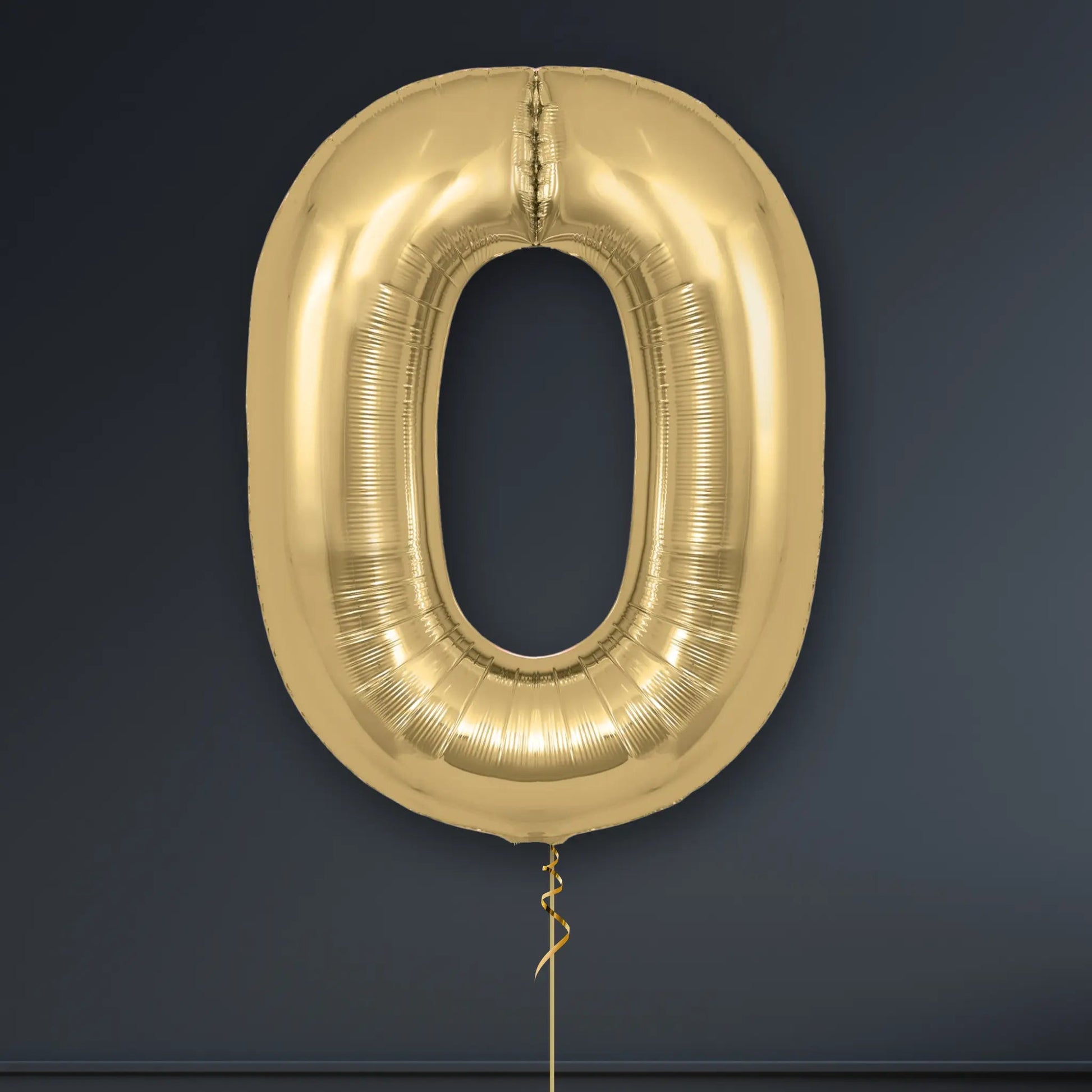 Silk Gold Foil Number Balloon – Any Age