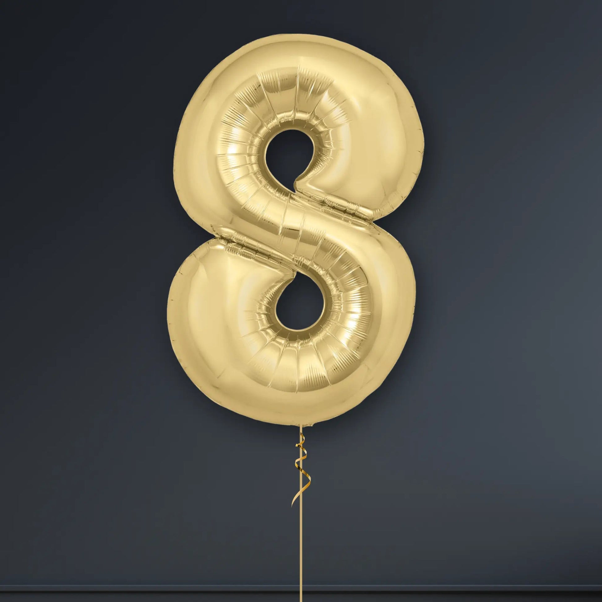 Silk Gold Foil Number Balloon – Any Age