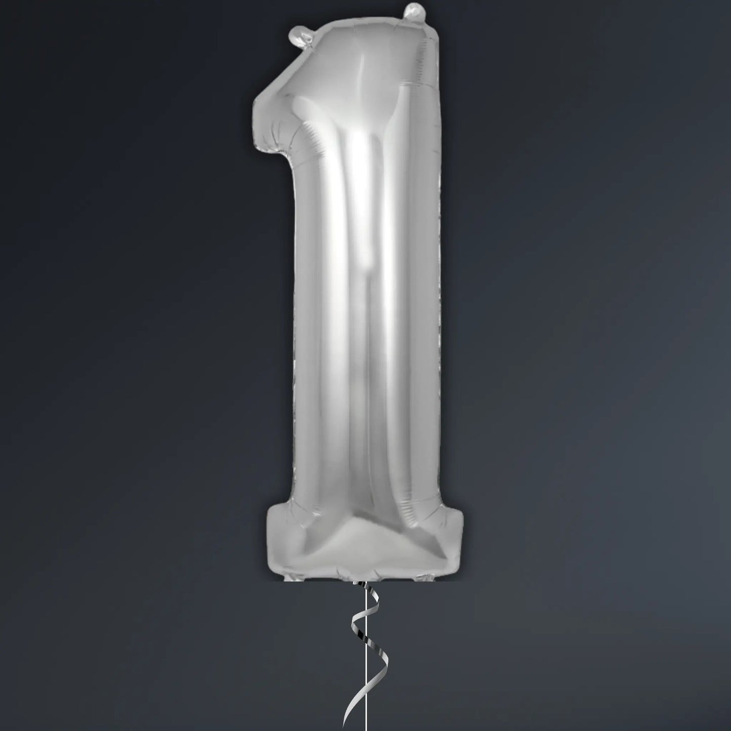 Silver Number Balloon 34" – Helium Included | The Party Hut Cheltenham